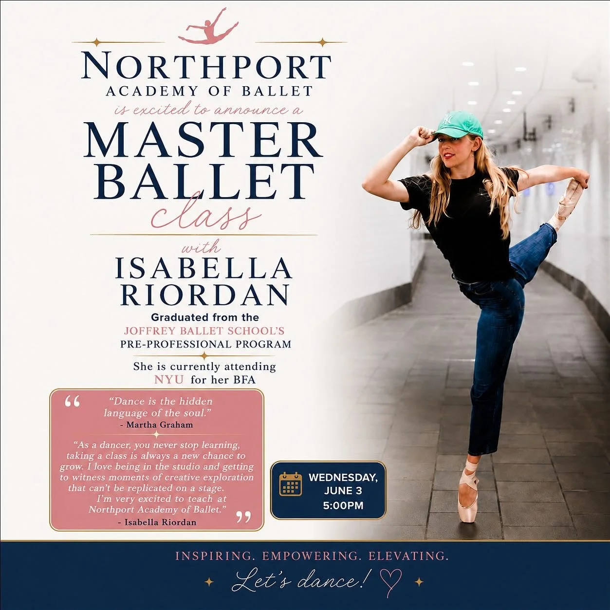 Master ballet classes are such an important part of a dancer&rsquo;s training because every teacher brings something unique to the studio. Each class is an opportunity to learn new techniques, corrections, artistry, musicality, and different approach
