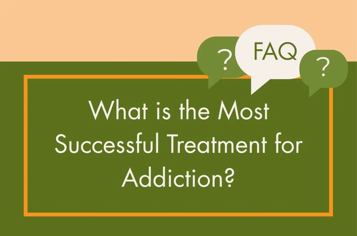 Powerpoint slide with the question What is the most successful treatment for addiction?