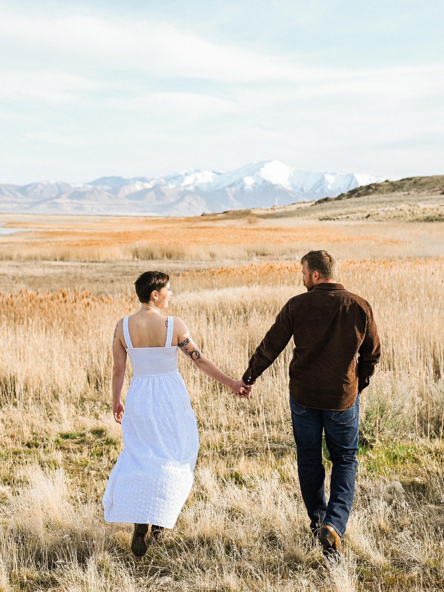 One year ago with Mitch &amp; Jess 🏔️
.
.
#pennsylvaniaweddingphotographer #newjerseyweddingphotographer #utahweddingphotographer #antelopeisland #slcweddingphotographer