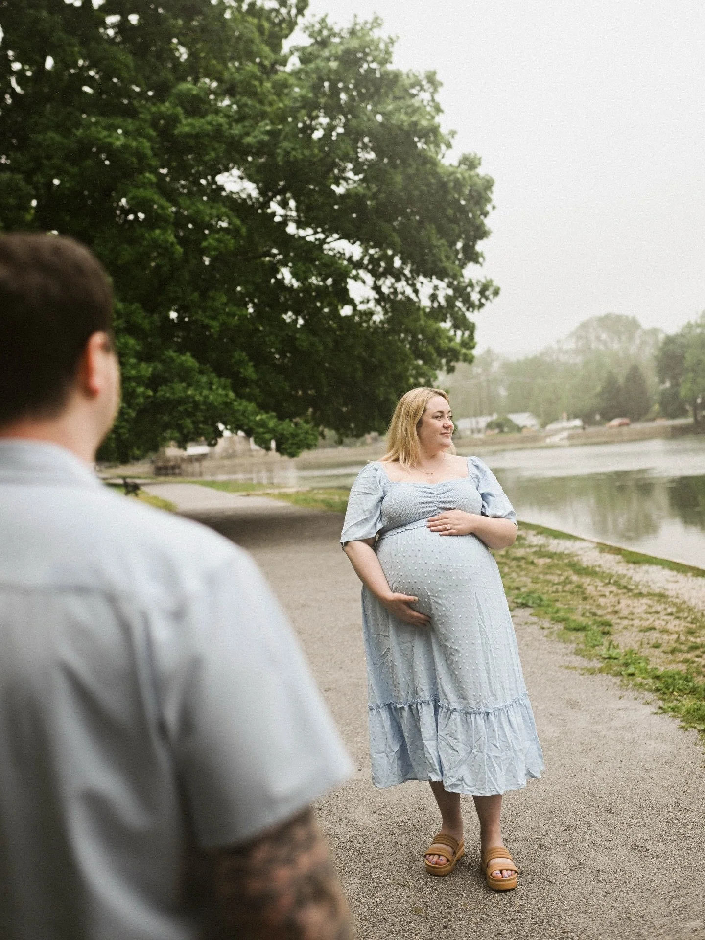 My girl @stwardo5 absolutely loves the dark and moody vibes so when we had the opportunity to photograph her maternity photos on a completely rainy day, we both said &ldquo;heck yes!&rdquo; Shanon I know you and Mason will be incredible parents 🤍
.
