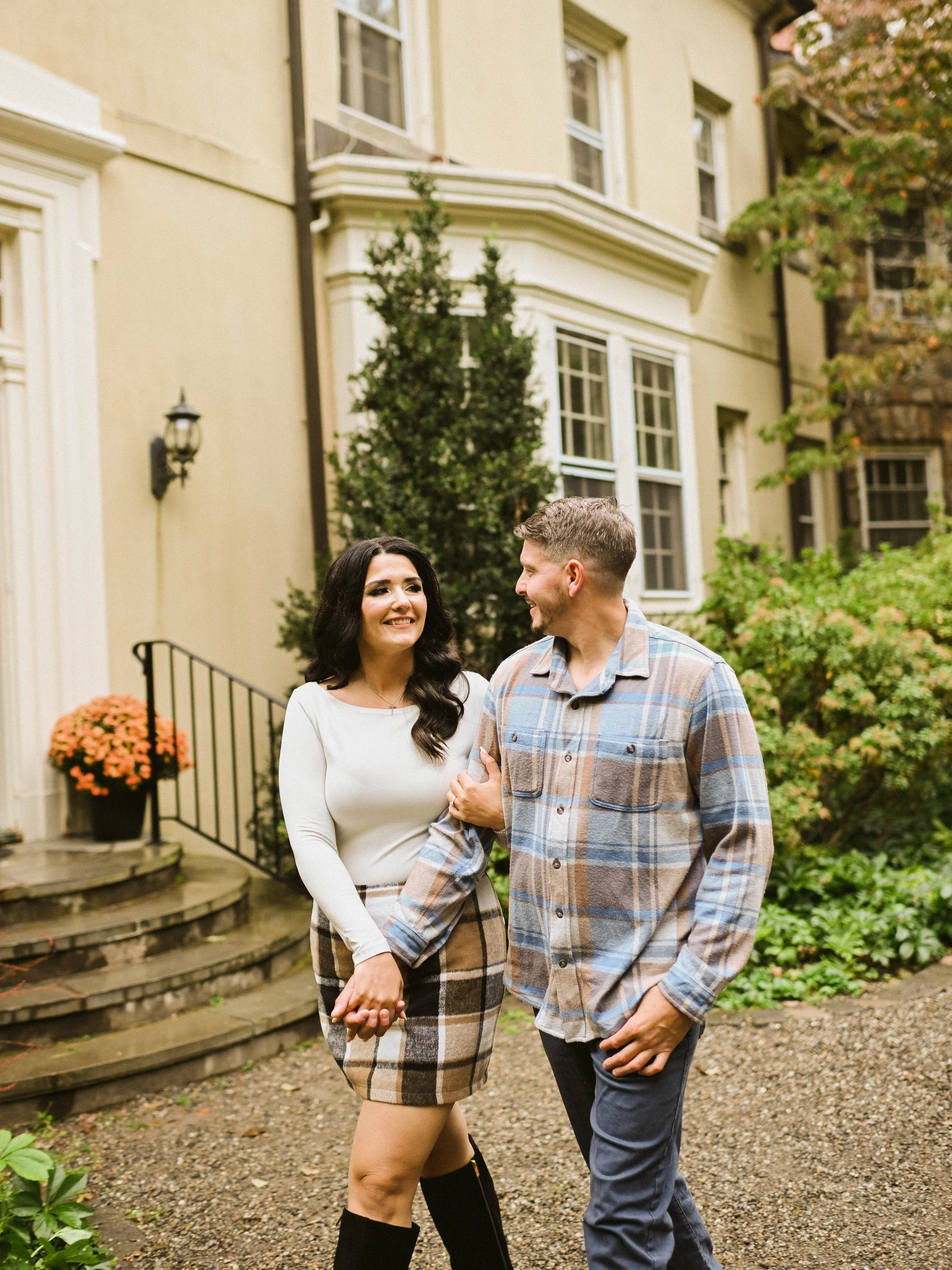 Back at one of our favorite garden locations yesterday with Chris &amp; Nikki. The leaves are starting to change in NJ and I am here for it! 
.
.
New Jersey wedding photographer; New Jersey engagement session; nj wedding photographer; Sparta wedding 