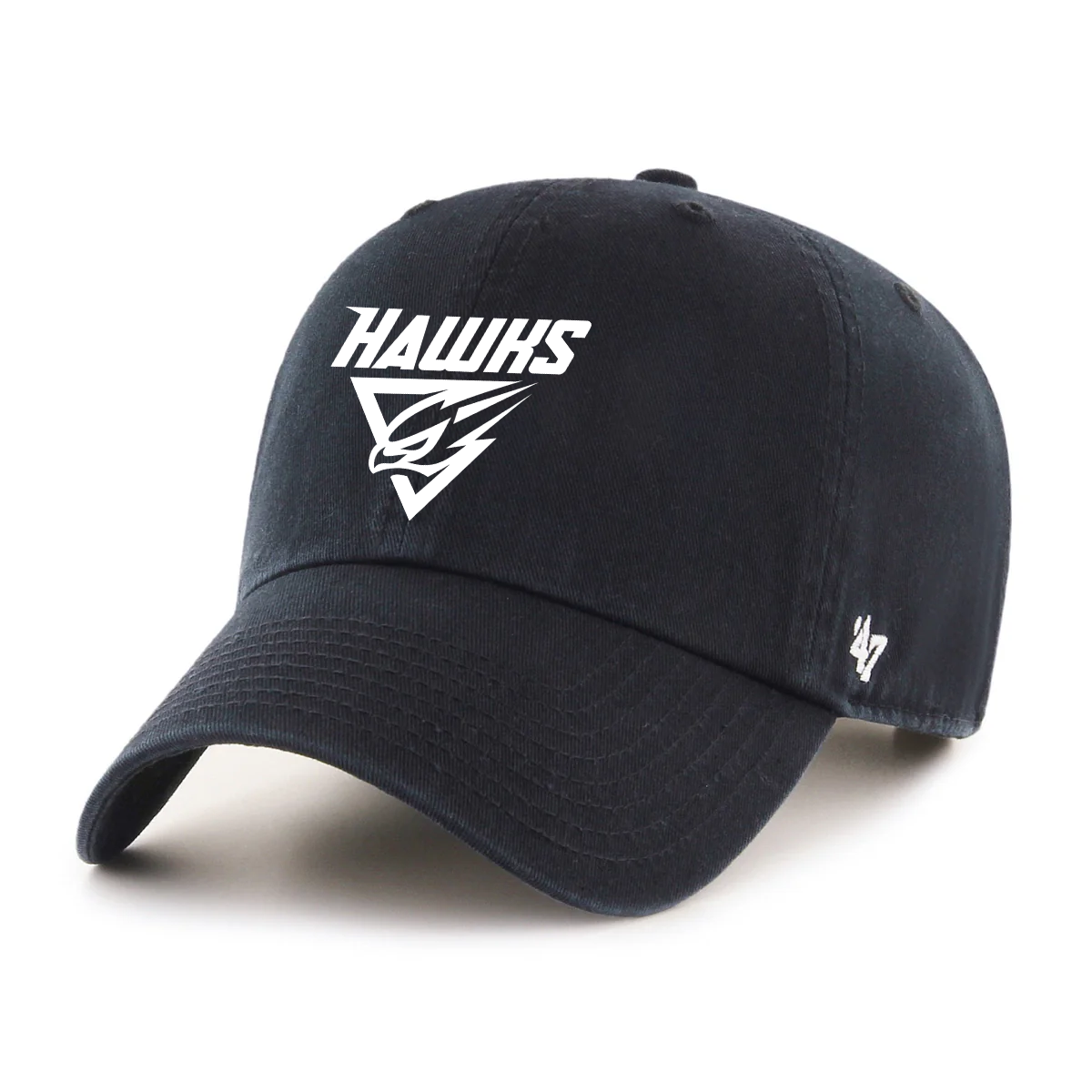 Hawks ’47 Brand Clean Up hat in Black - $40
