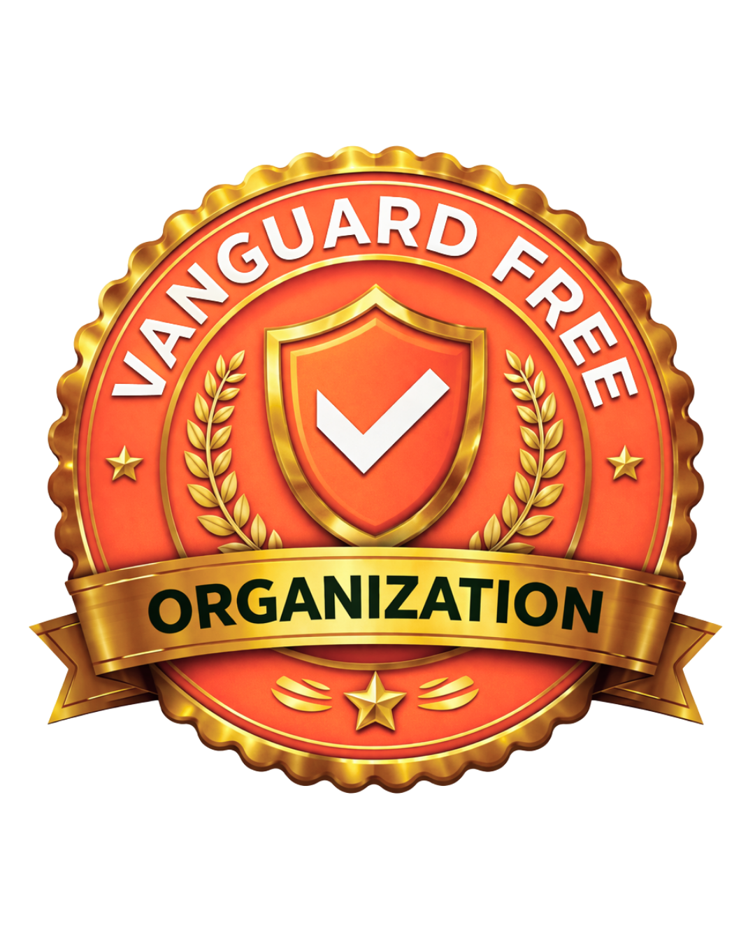 Fancy badge for pledge