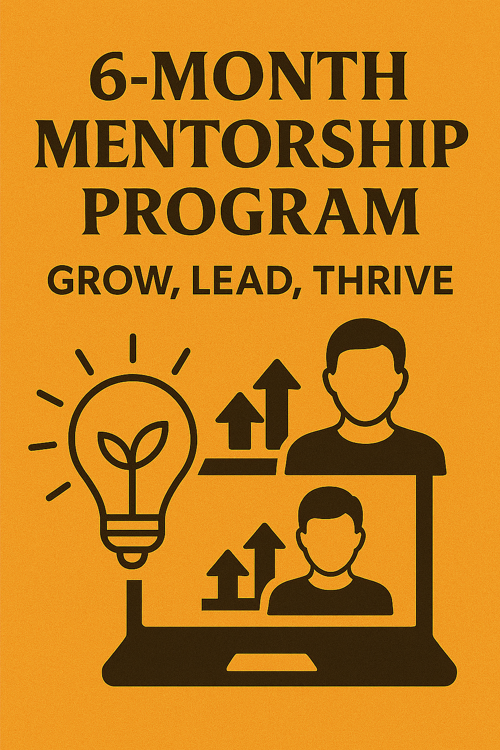 MONTHLY PAYMENTS for for 6-Month Mentorship Program: Grow, Lead, Thrive