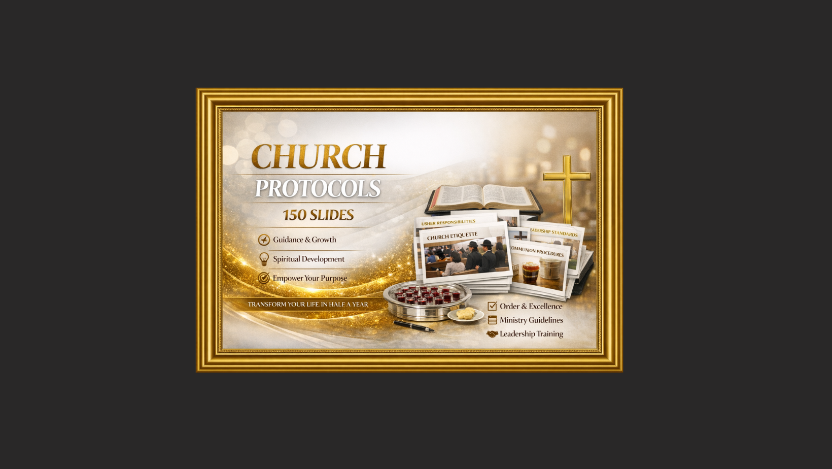 Church Protocol Manual: Cultivating Order, Honour, and Spiritual Maturity