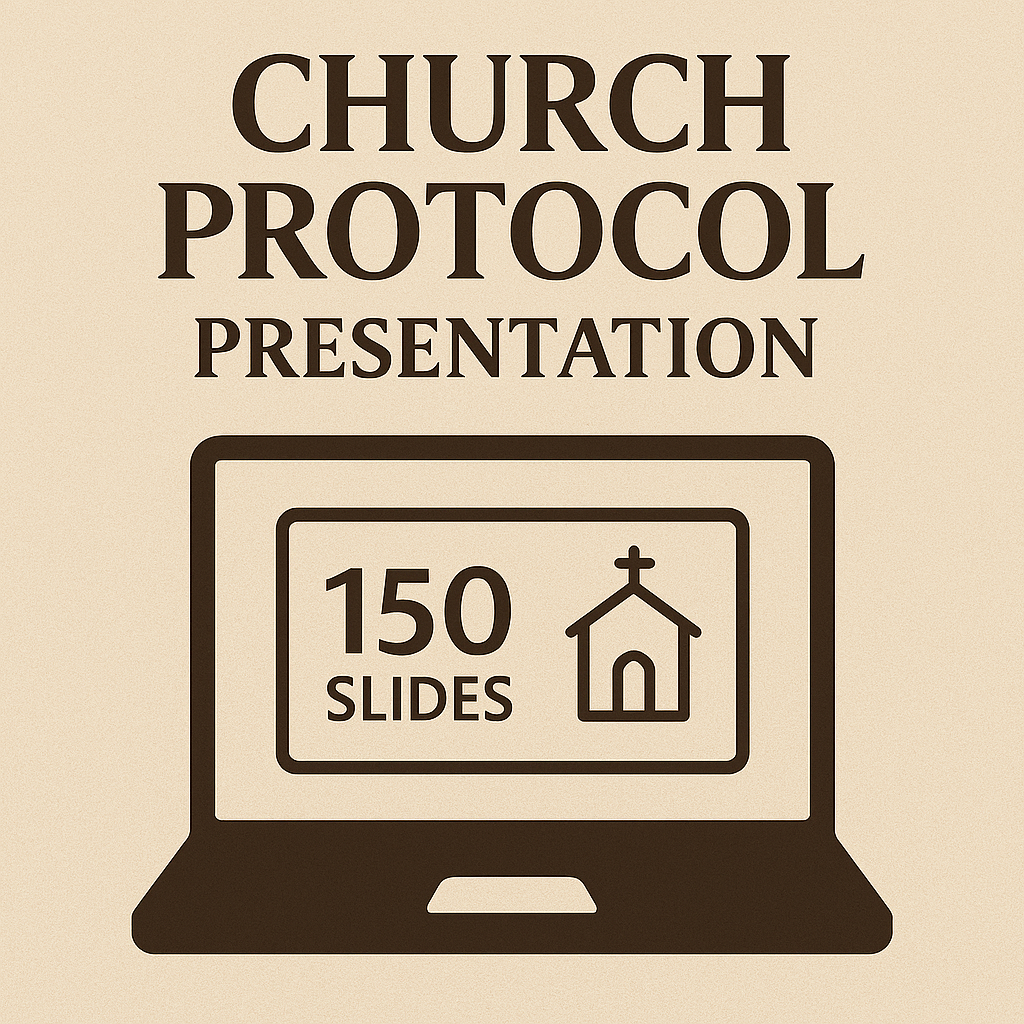 Church Protocol Manual: Cultivating Order, Honour, and Spiritual Maturity