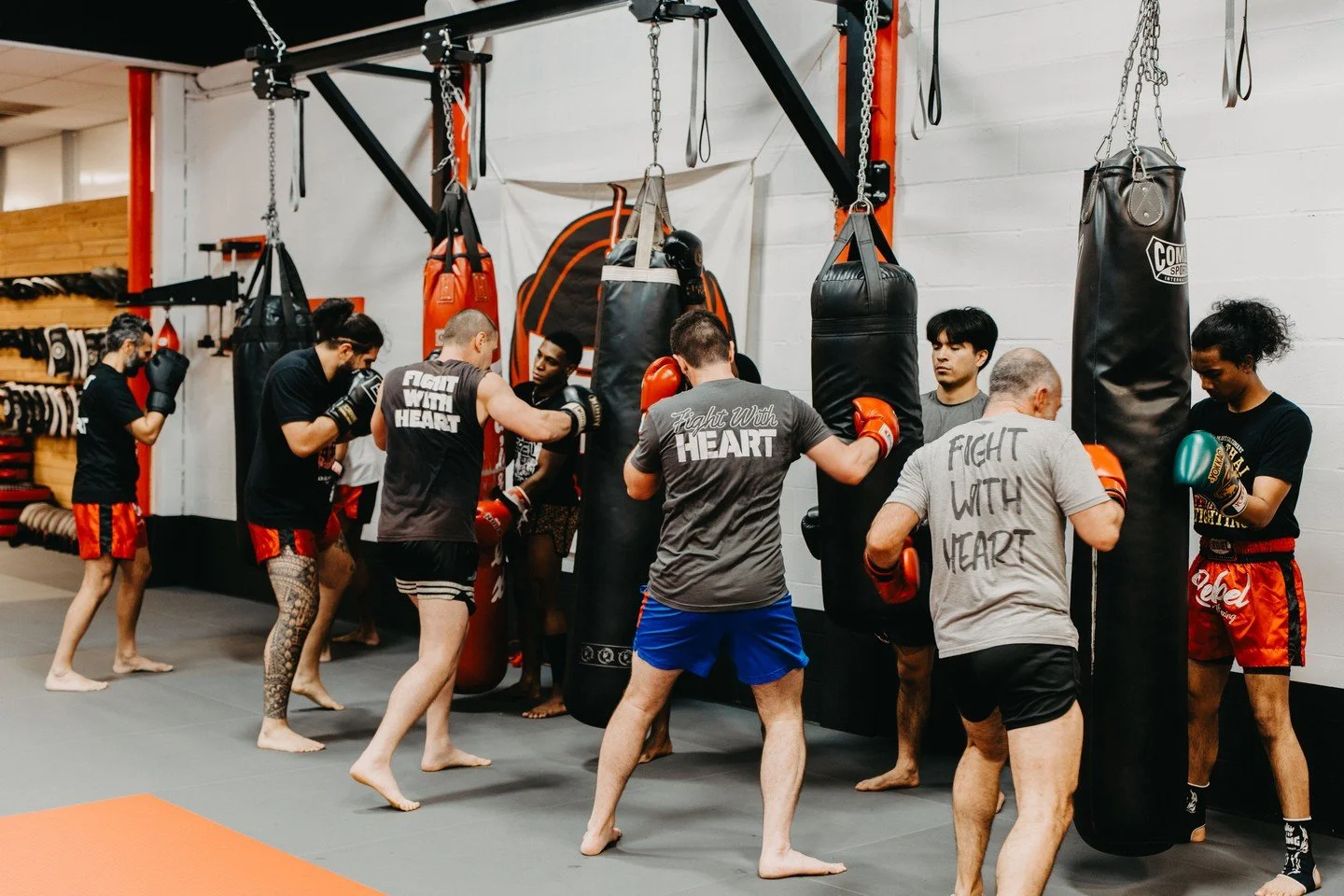 Getting rounds in on the heavy bag. 🥊

You can work on punches to the midsection on the bag and getting comfortable throwing with power.

Some of the punches we worked on included the left hook to the body, right hook to the ribs, and straight punch