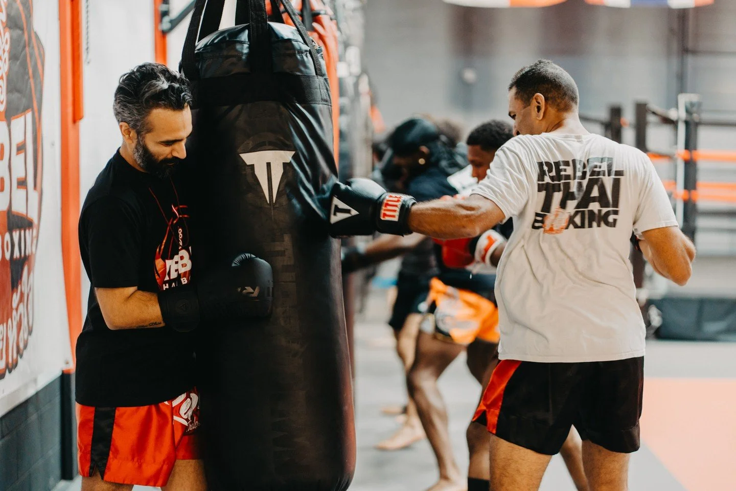 Training at Rebel is built around both group energy and individual attention. 🥊

Our classes focus on Muay Thai and boxing, along with strength and conditioning and youth programs. Whether someone is brand new or already experienced, everyone starts
