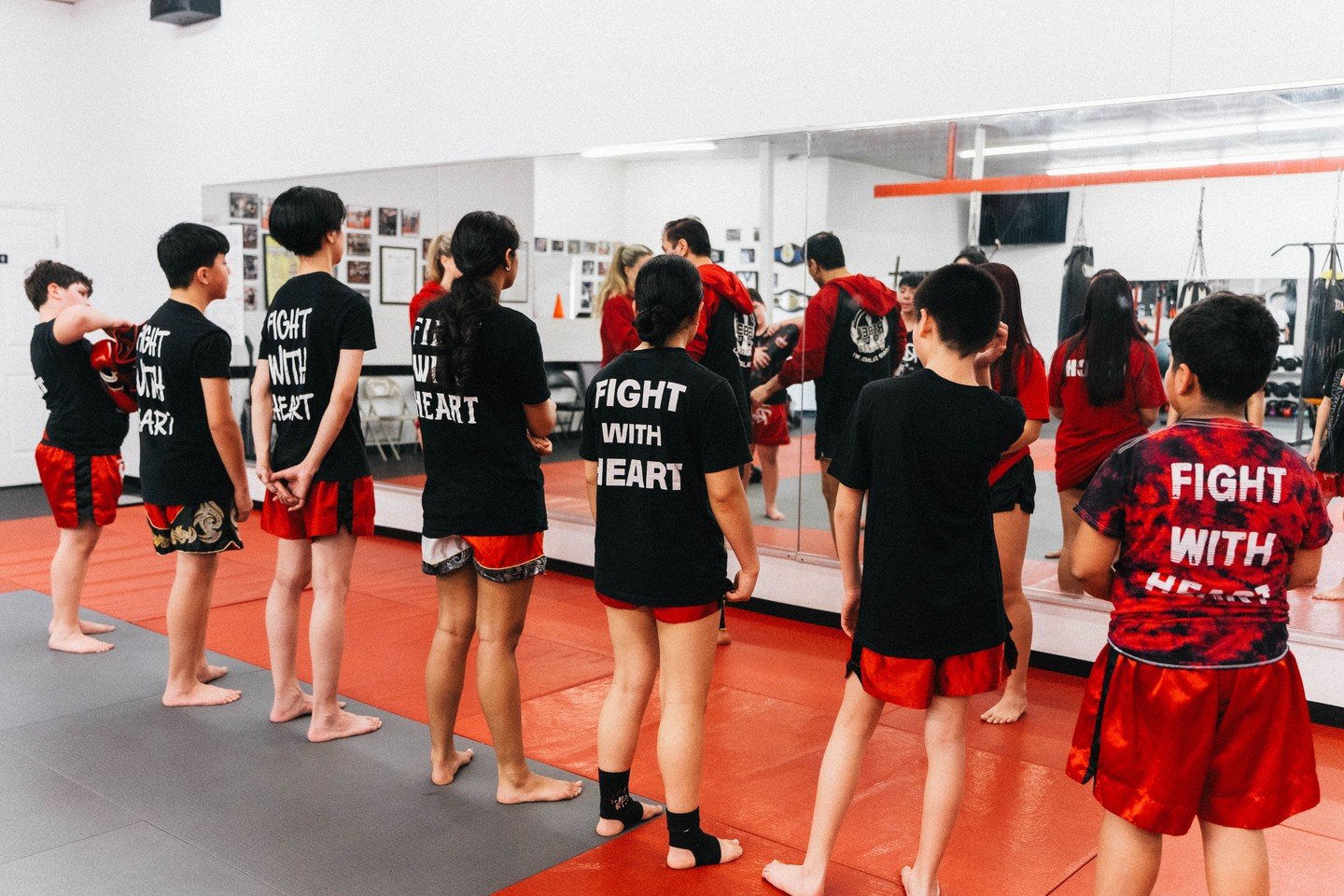 Learning starts with listening. 

Kids and pre-teen Muay Thai builds discipline, respect, focus, and confidence from the ground up. Every class teaches more than technique, it teaches how to pay attention, work hard, and carry yourself with confidenc