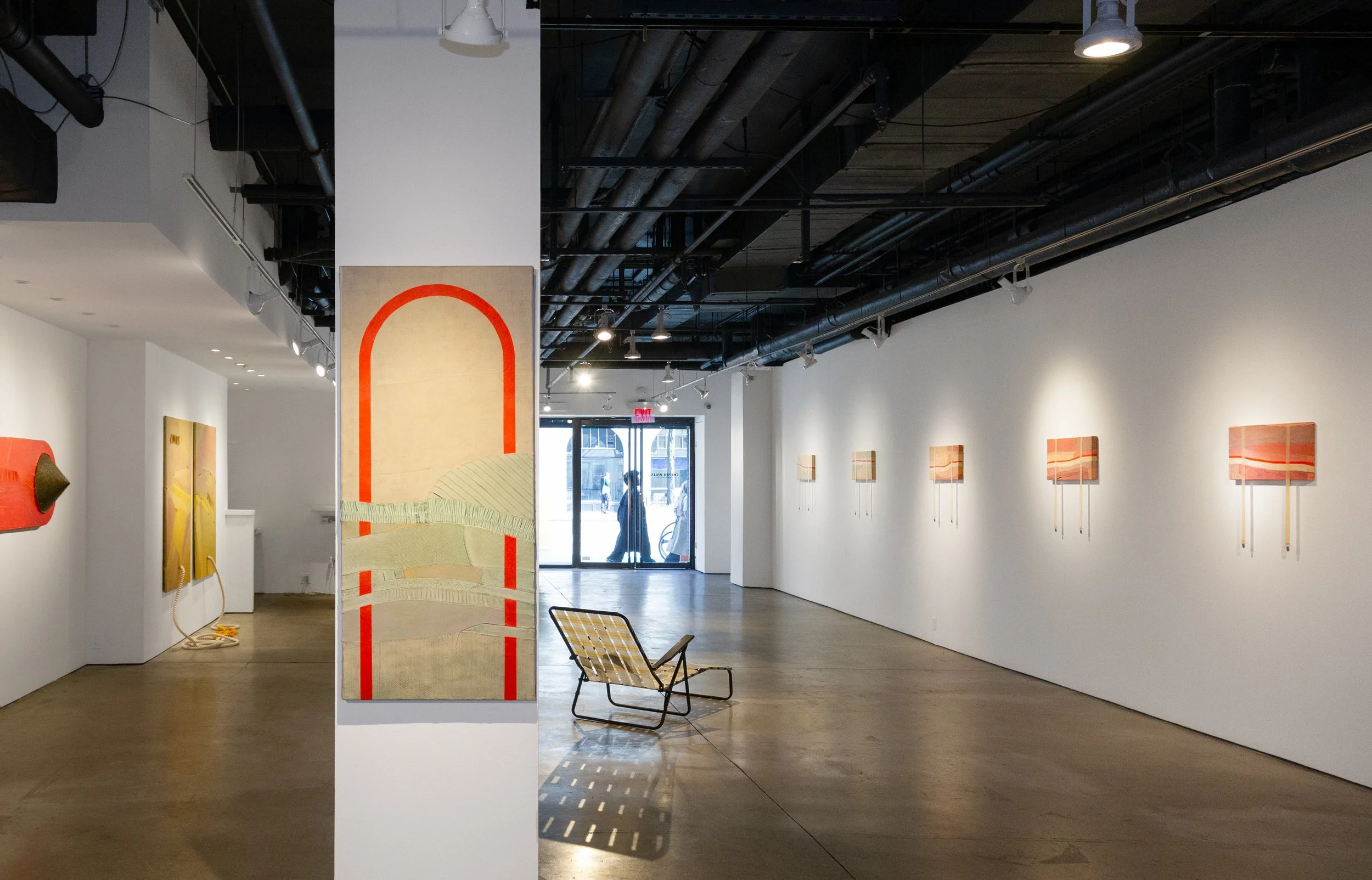 Installation view of "Some Dissemblance Required" by Andrius Alvarez-Backus
