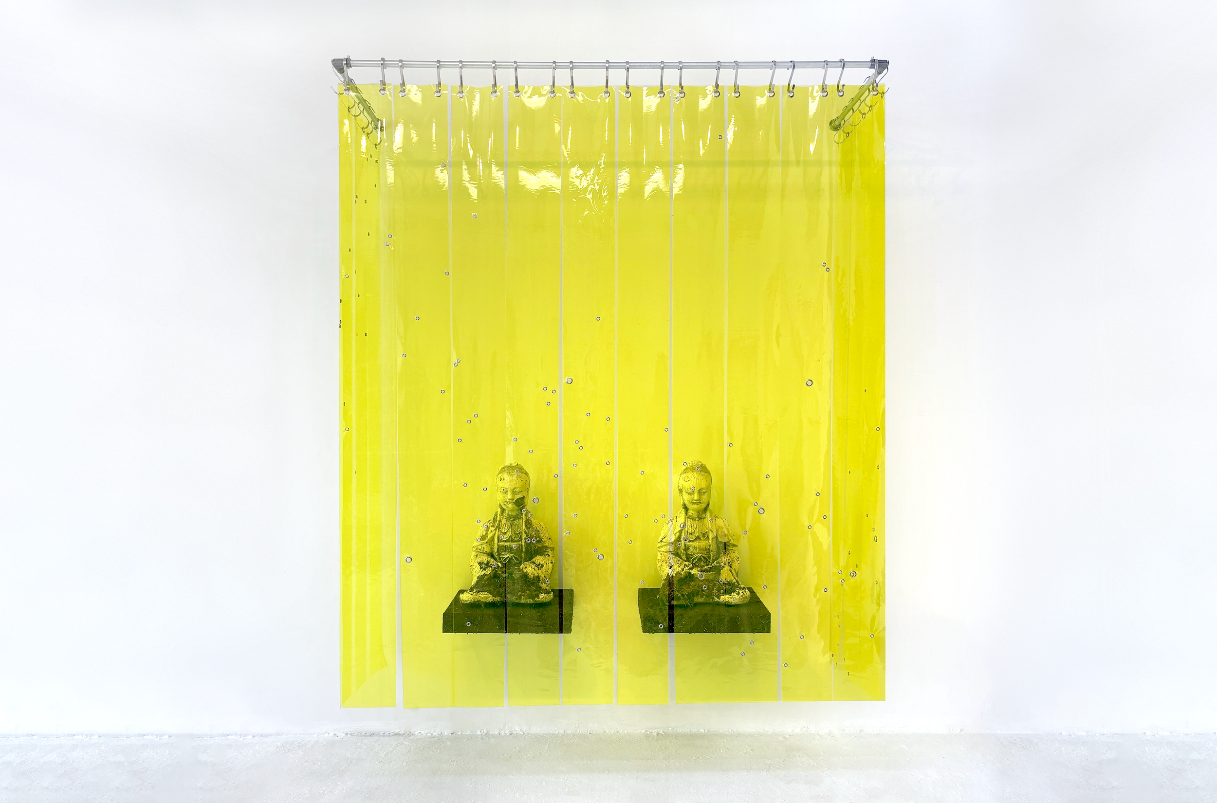 The sculpture, "In Defense of Our Little Homes" by Andrius Alvarez-Backus