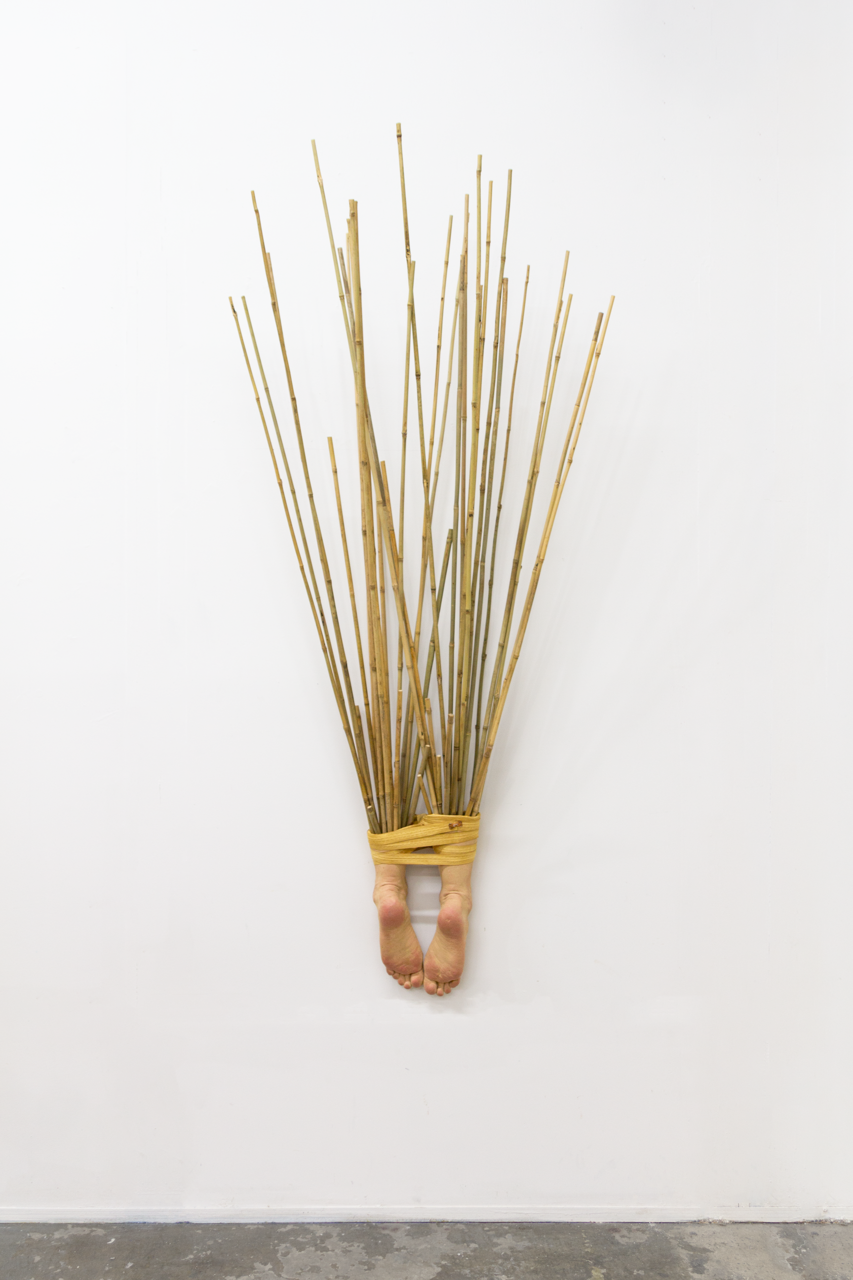 The sculpture, "You Took Your Time With Me" by Andrius Alvarez-Backus