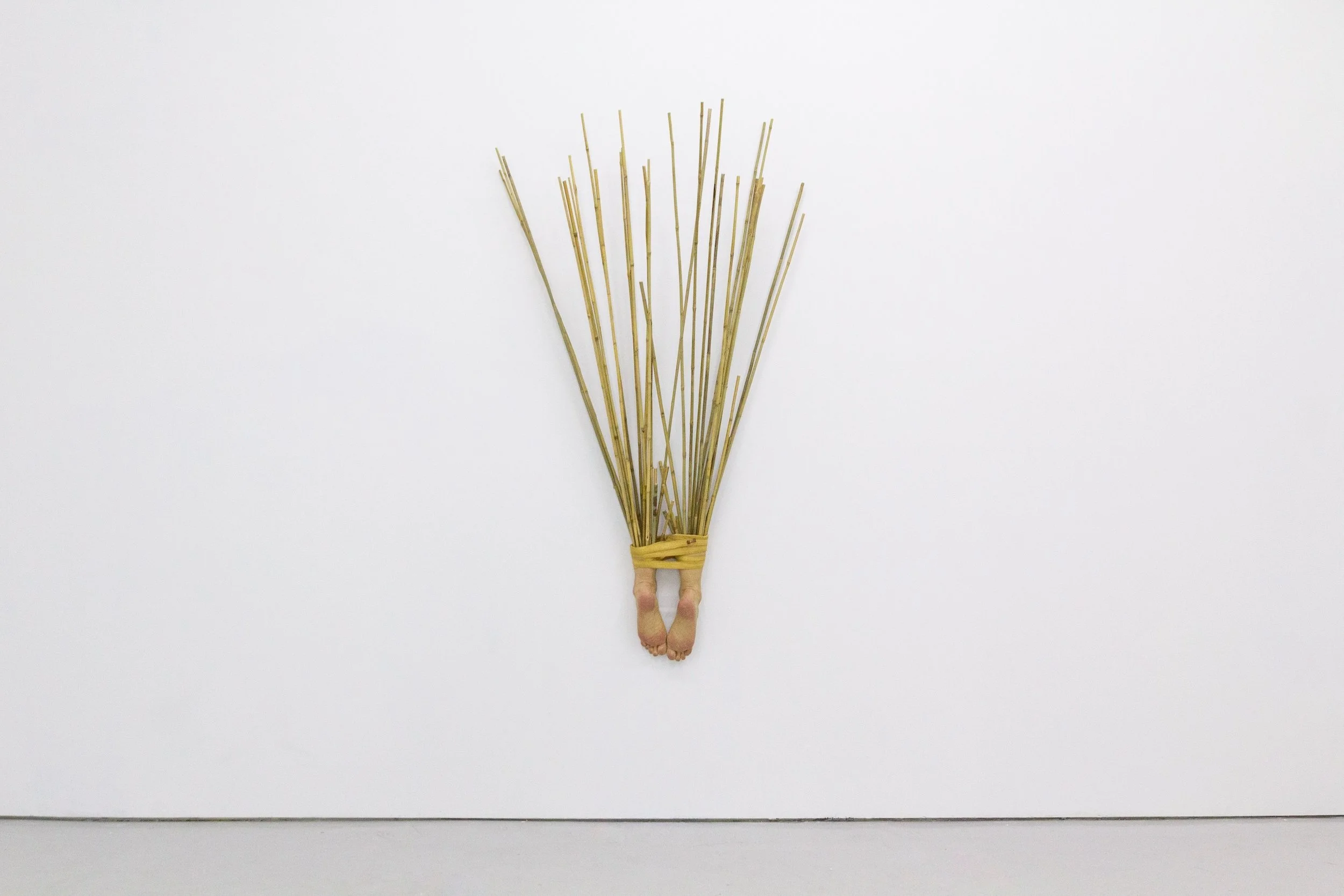 The sculpture, "You Took Your Time With Me" by Andrius Alvarez-Backus