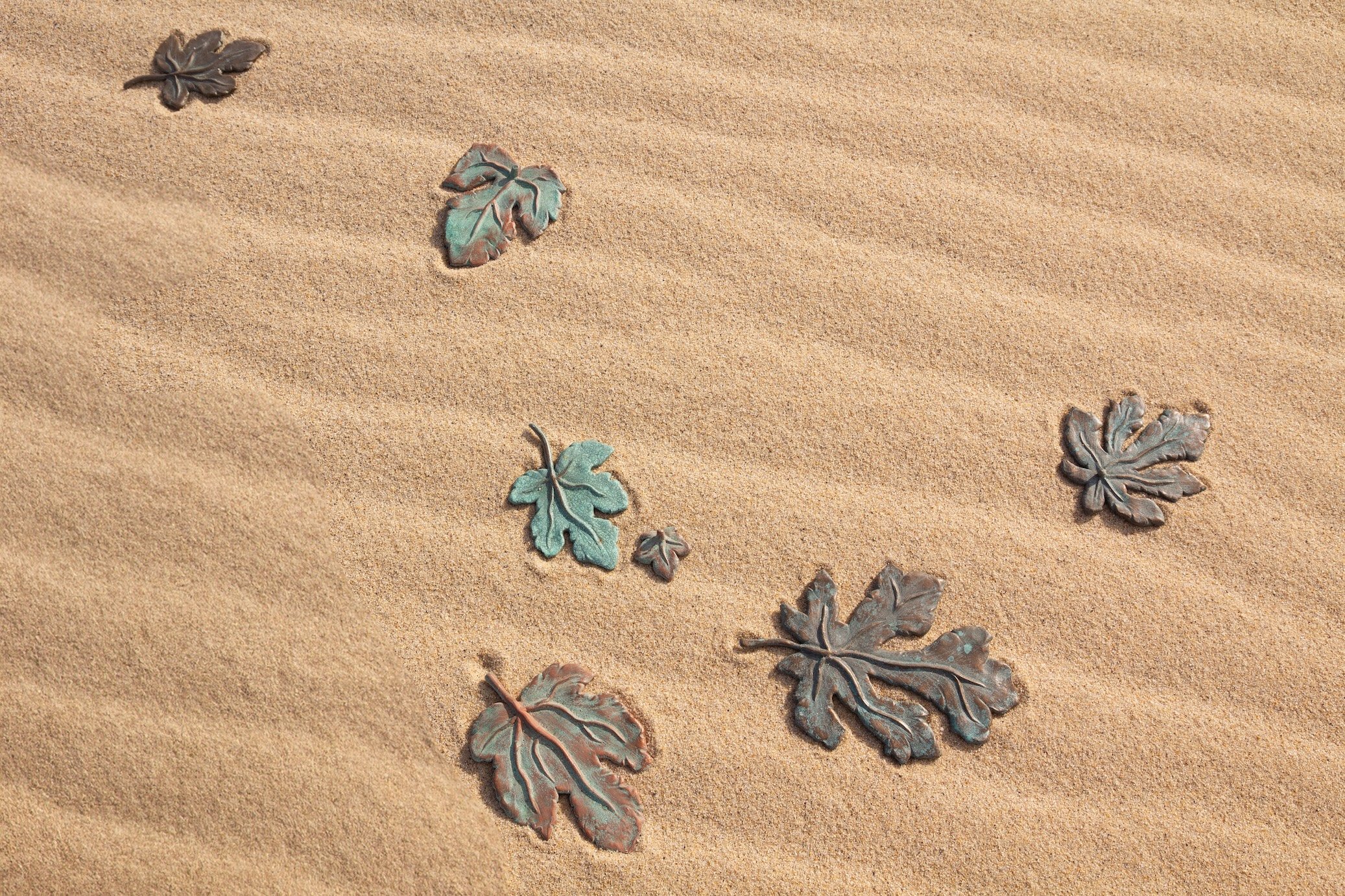 The sculpture, "To Make Ourselves Indecent" by Andrius Alvarez-Backus