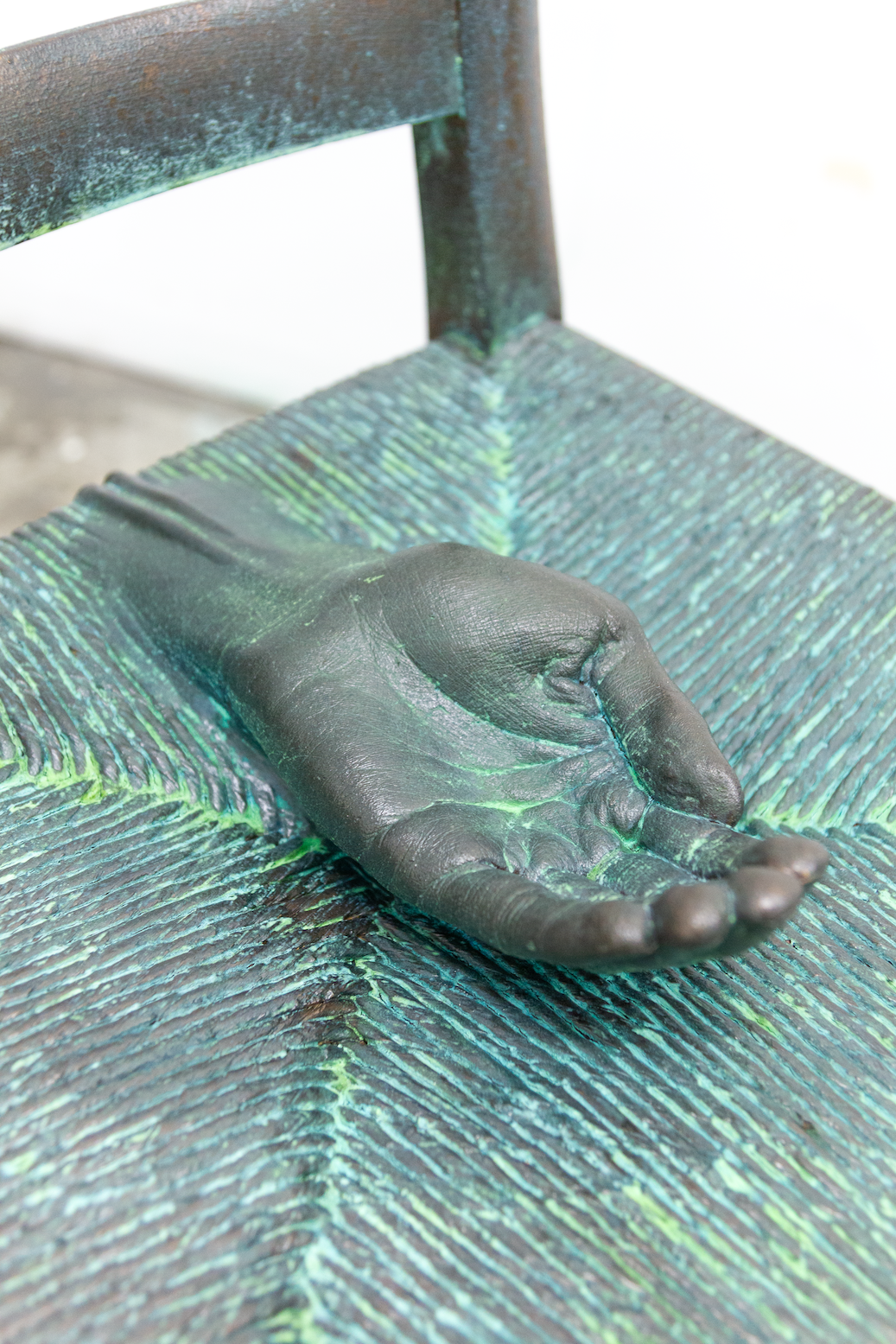 The sculpture, "Saving It All For You" (2026) by Andrius Alvarez-Backus
