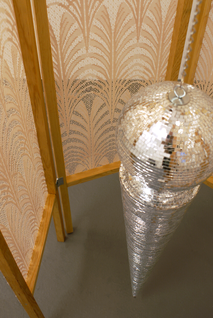 The sculpture, "Our Semiprivate Ecstasy" by Andrius Alvarez-Backus