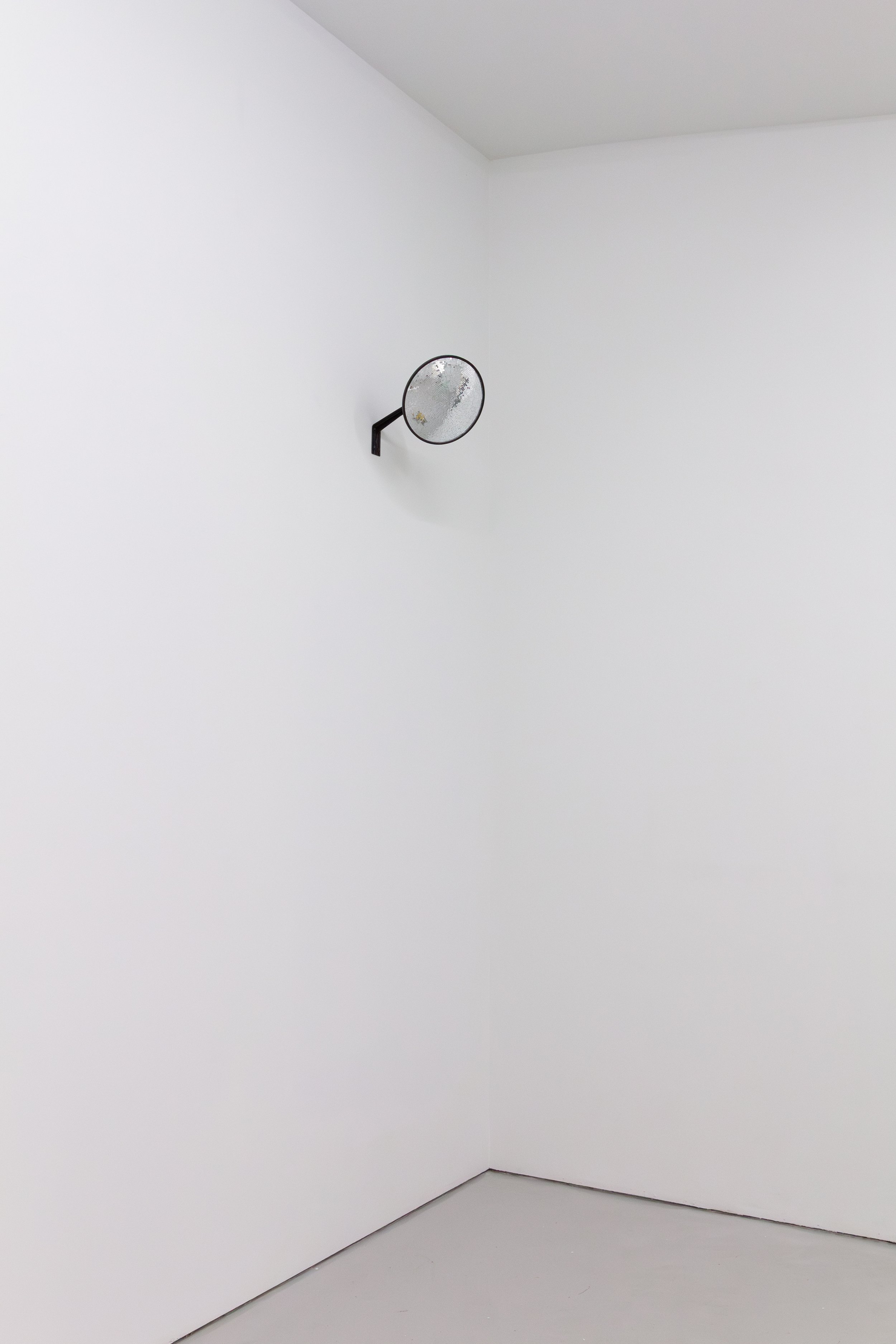 The sculpture, "Averting My Gaze, Taking Offense" by Andrius Alvarez-Backus