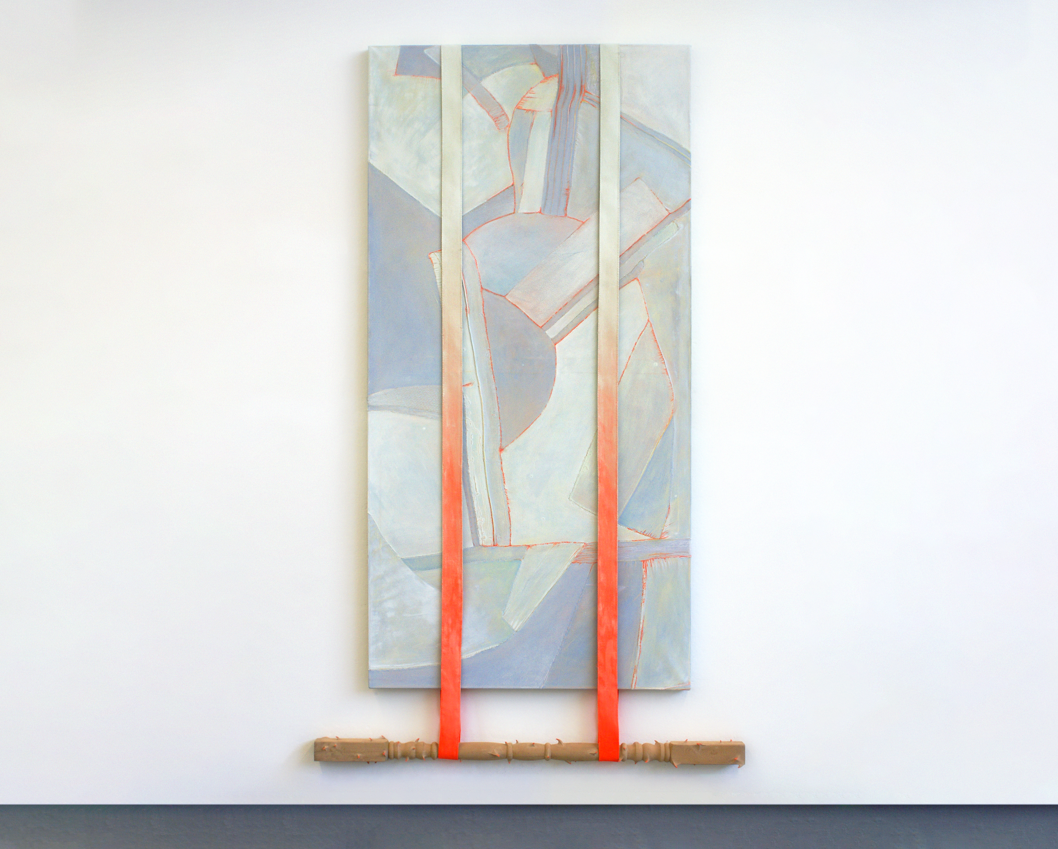 The painting, "Mutual Predation" by Andrius Alvarez-Backus