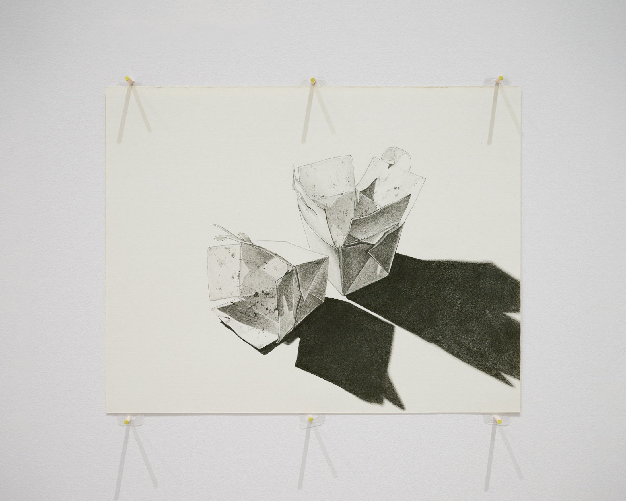 The drawing, "All the Time We Should Have Wasted" by Andrius Alvarez-Backus