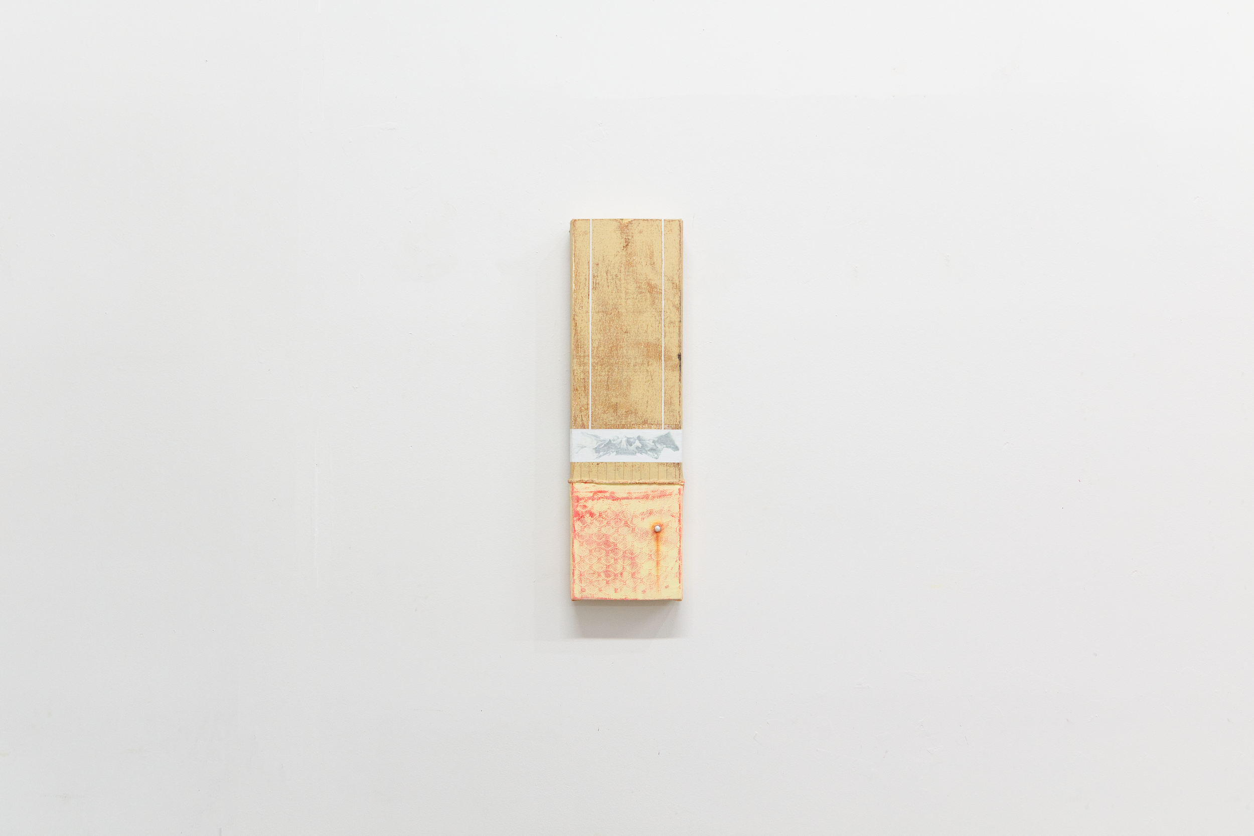 The painting, "A Hard Place for Us" by Andrius Alvarez-Backus