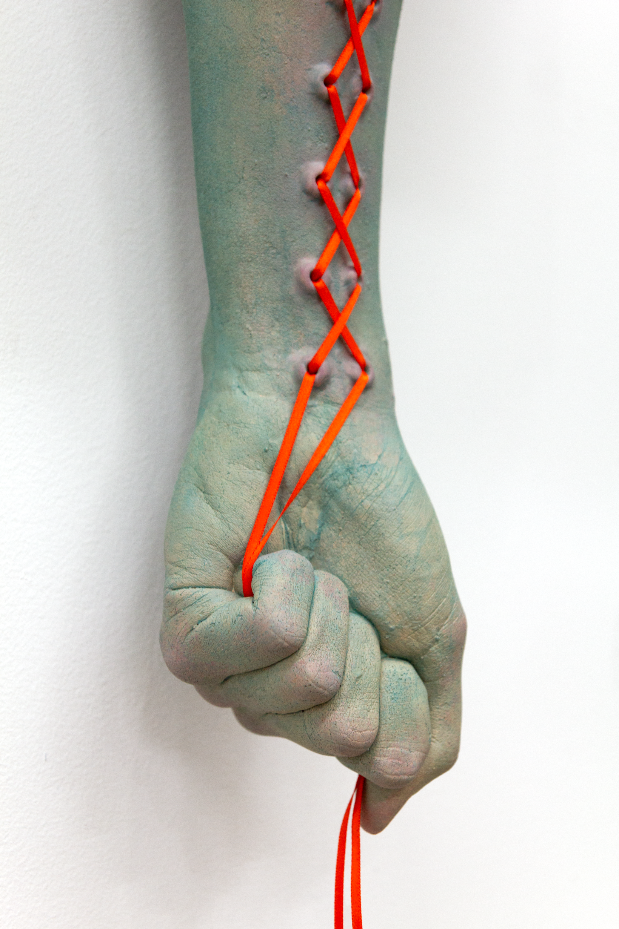 The sculpture, "This Lack in Me" (2026) by Andrius Alvarez-Backus