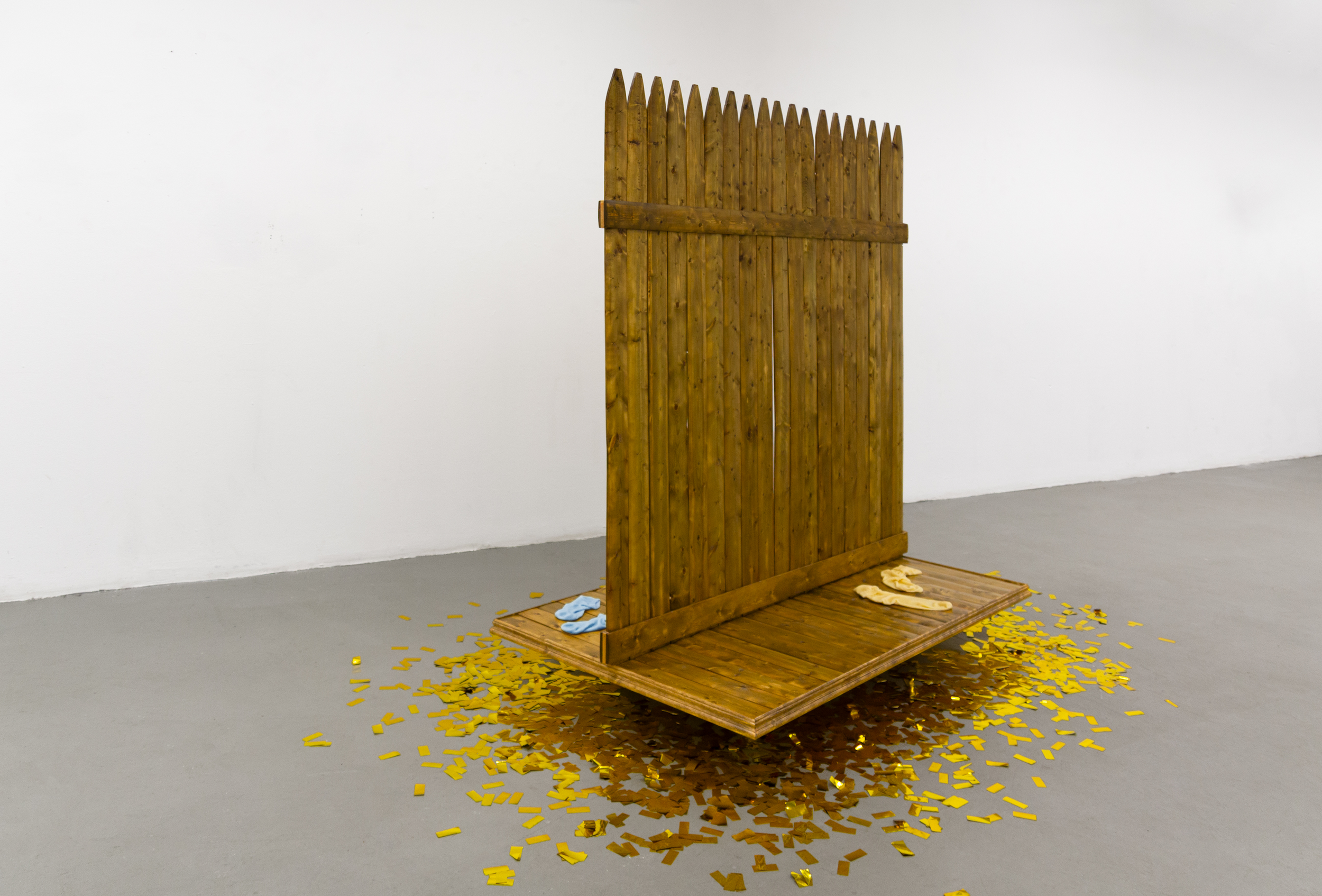 The sculpture, "Towards a Home for Us" by Andrius Alvarez-Backus