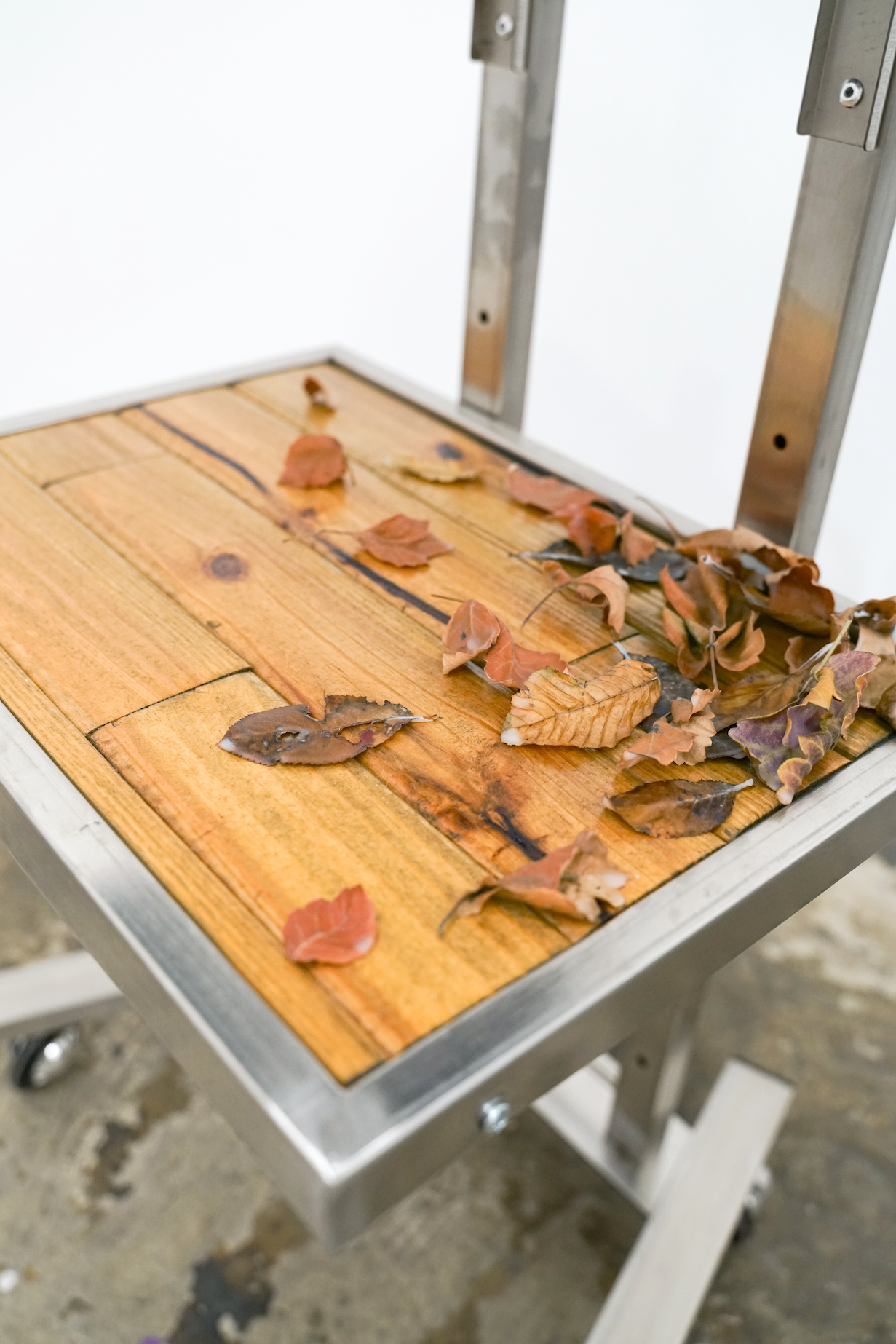 The sculpture, "I Can Almost Remember (Excision #2)" by Andrius Alvarez-Backus