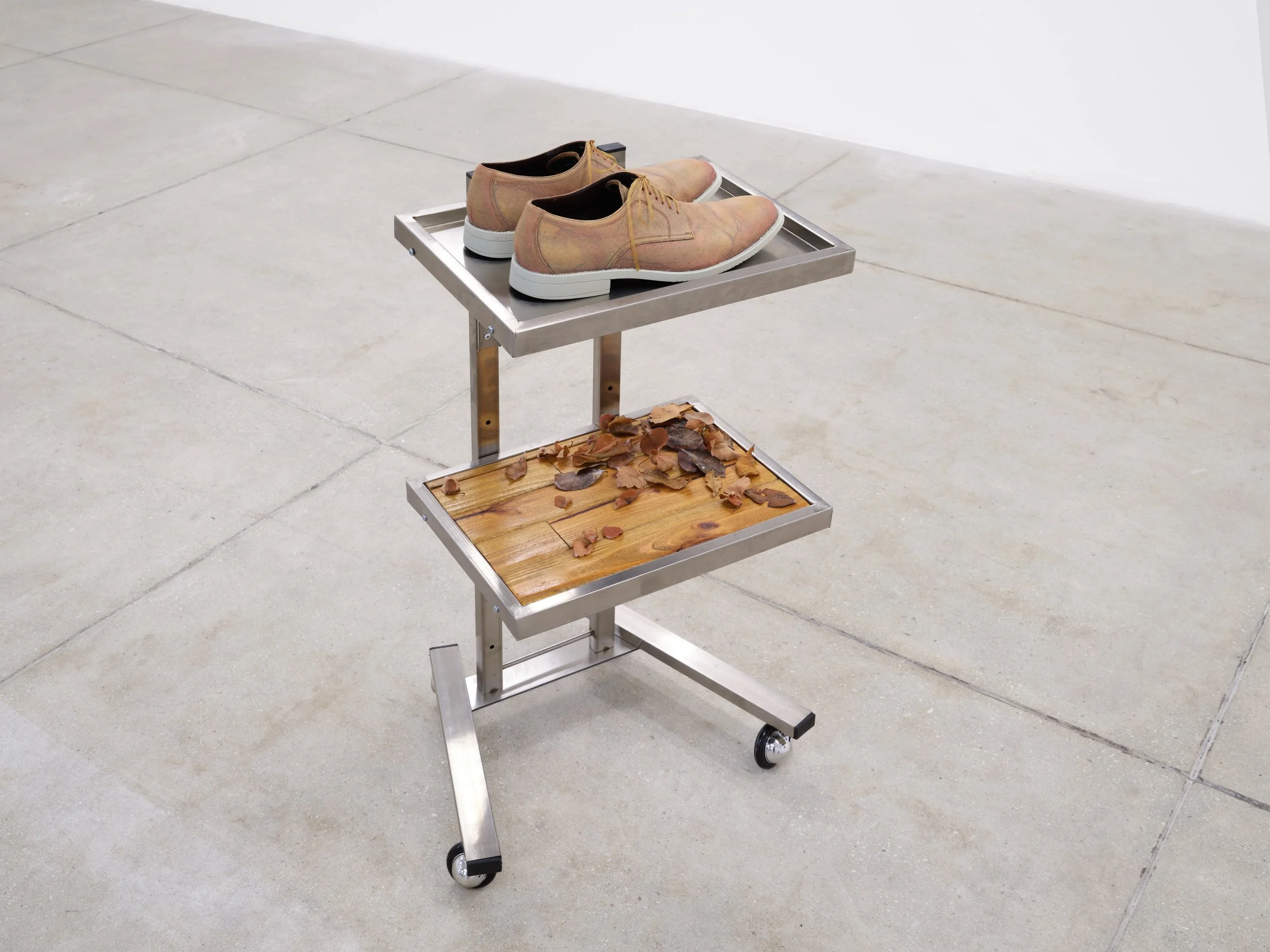 The sculpture, "I Can Almost Remember (Excision #1)" by Andrius Alvarez-Backus