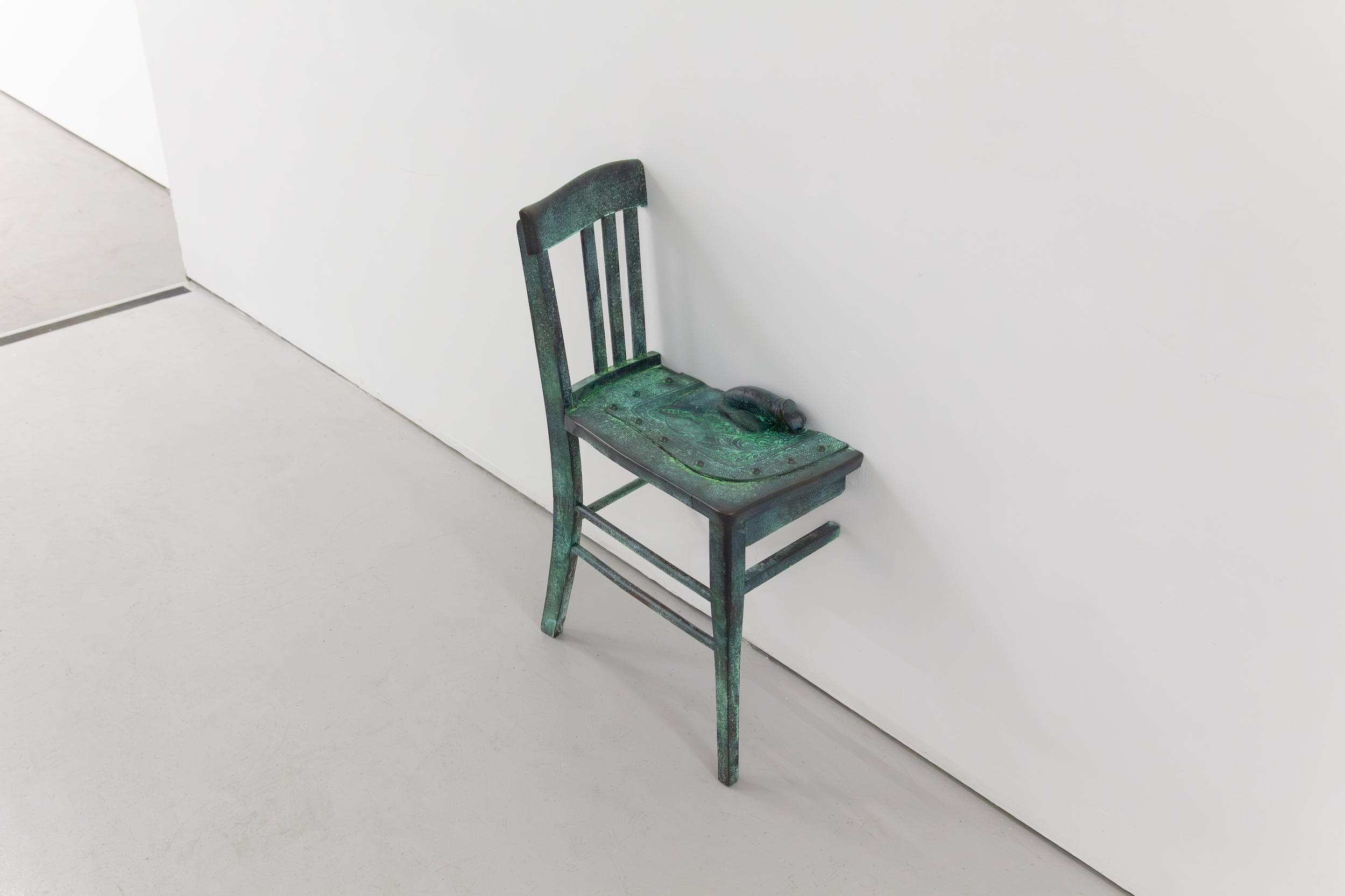 The sculpture, "To Whom I Belong," by Andrius Alvarez-Backus