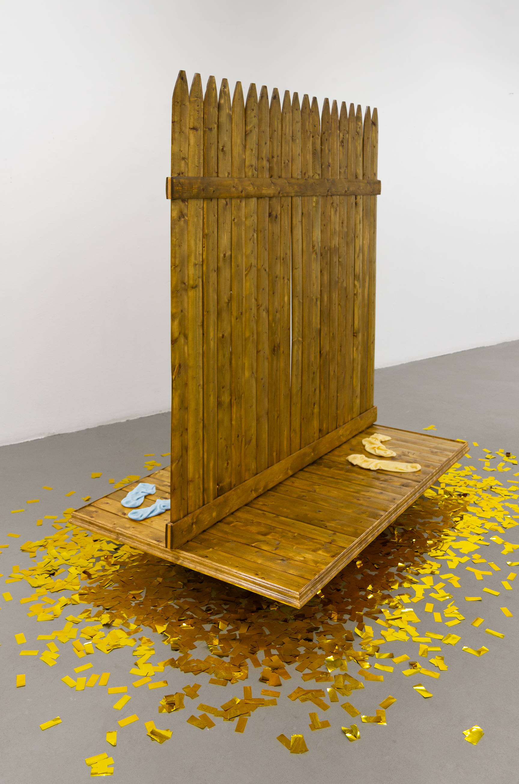 The sculpture, "Towards a Home For Us" by Andrius Alvarez-Backus