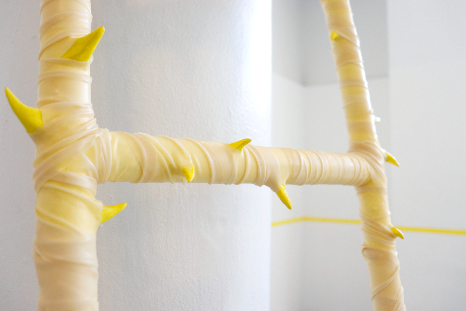 The sculpture, "Ascension" by Andrius Alvarez-Backus