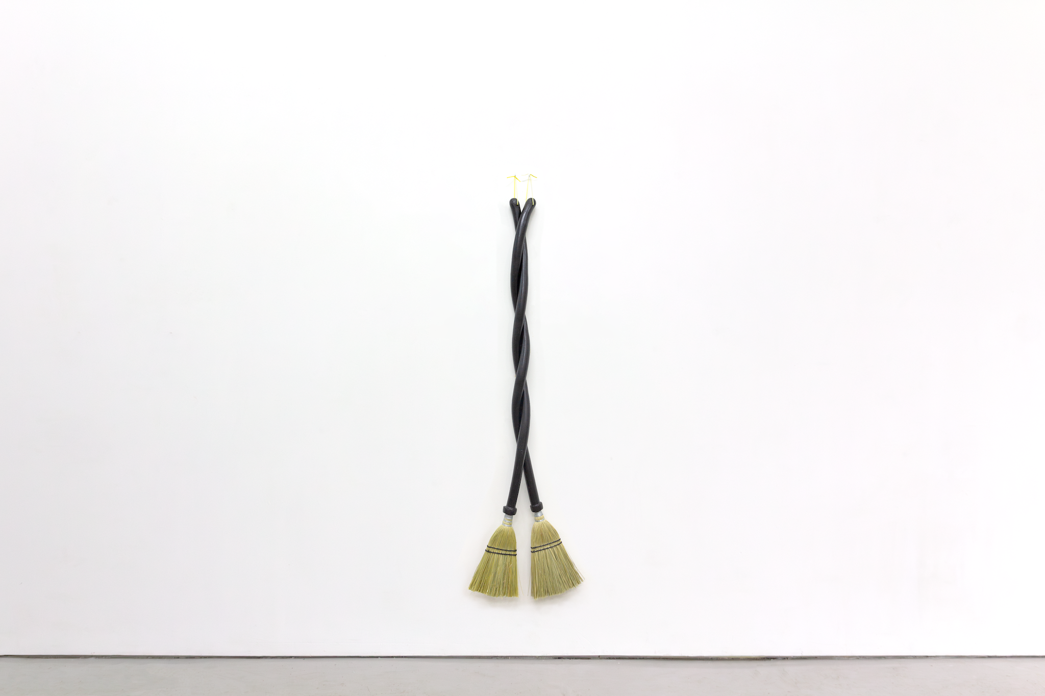 The sculpture, "Saying It Like I Mean It" (2026) by Andrius Alvarez-Backus