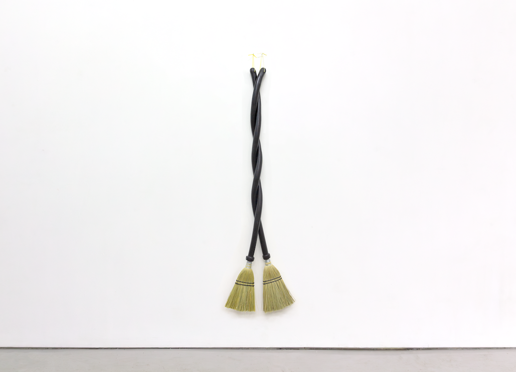 The sculpture, "Saying It Like I Mean It" by Andrius Alvarez-Backus