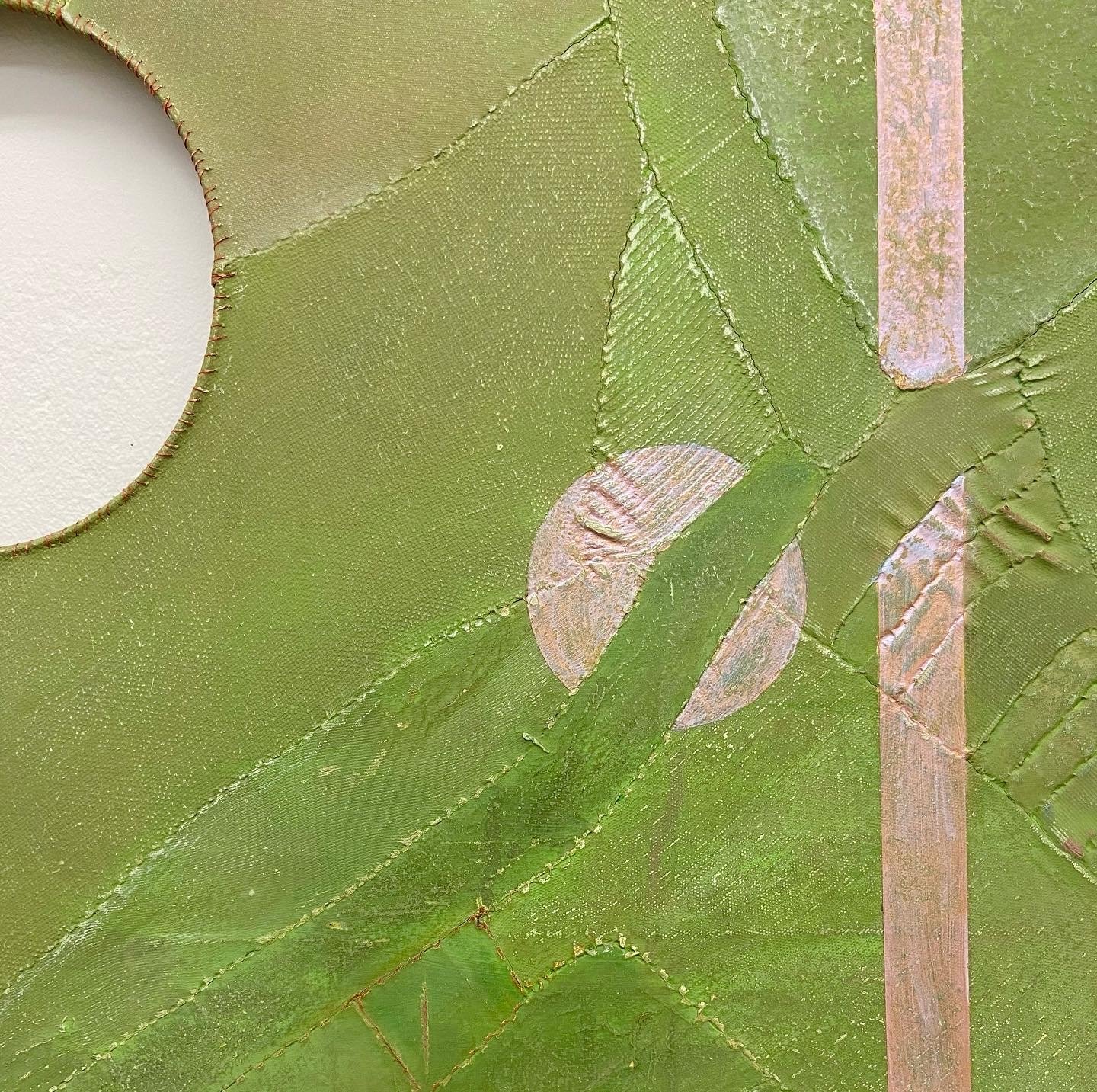 The painting "Boundary Event" by Andrius Alvarez-Backus