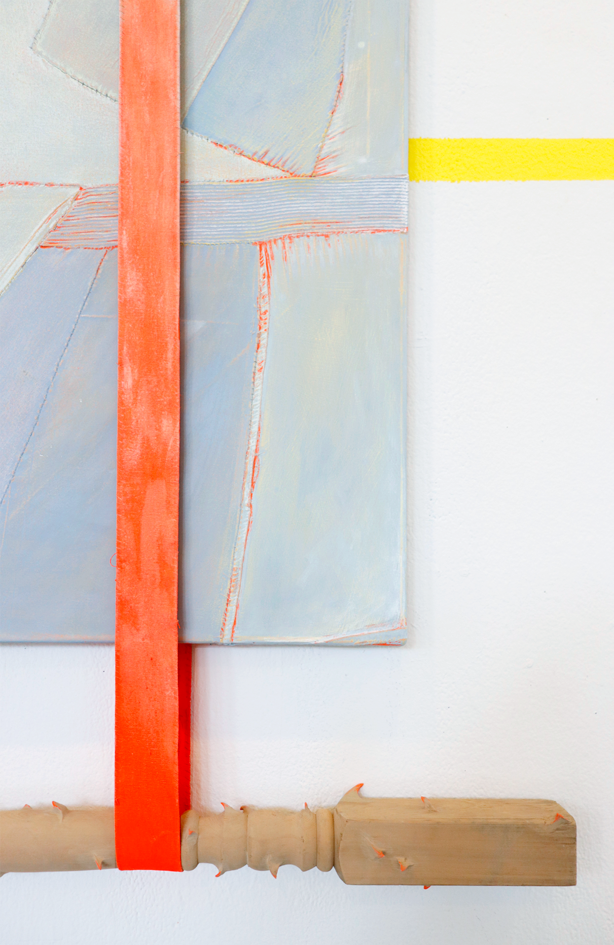 The painting "Mutual Predation" by Andrius Alvarez-Backus