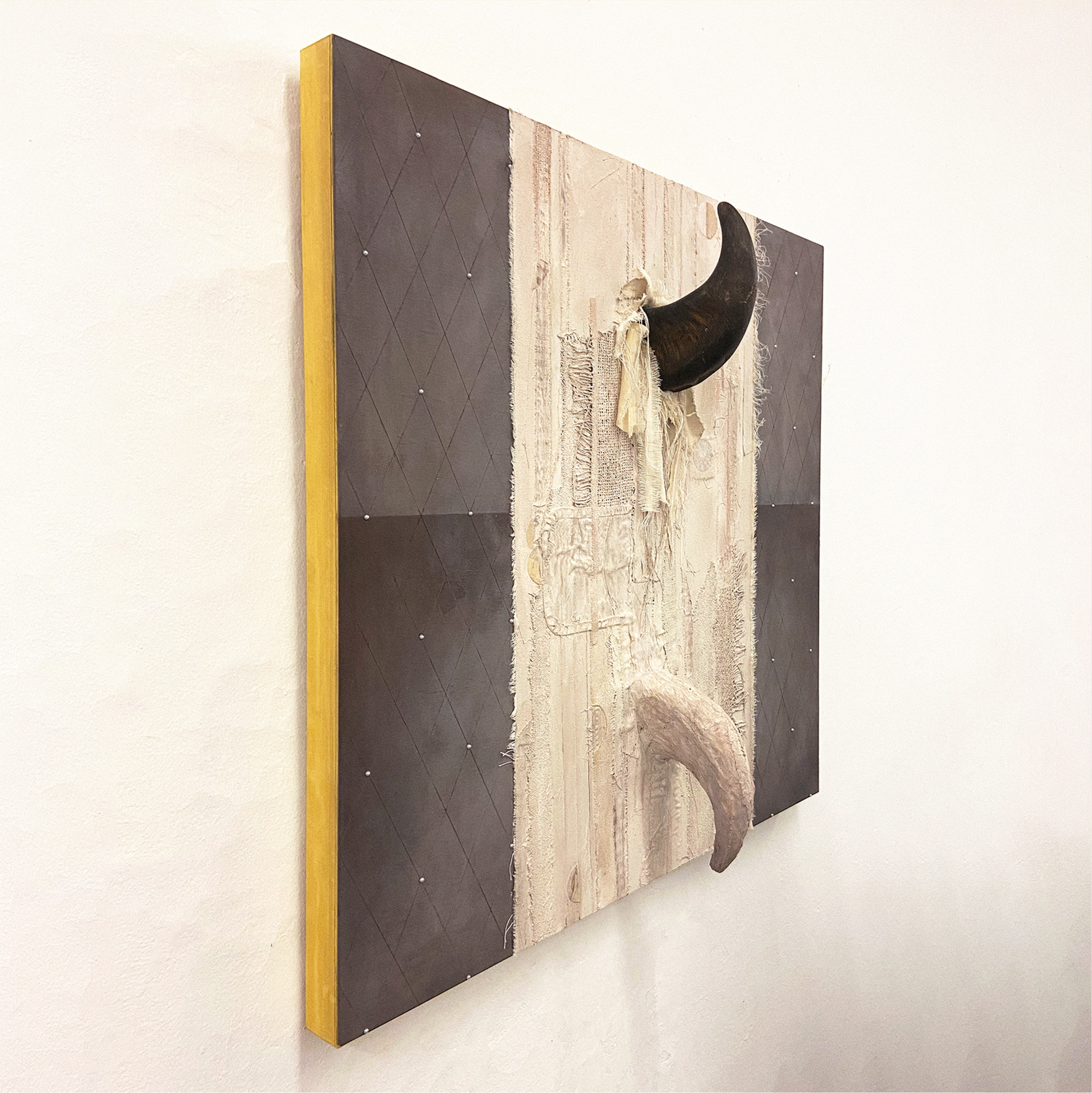 The painting "A Force of Exposure" by Andrius Alvarez-Backus