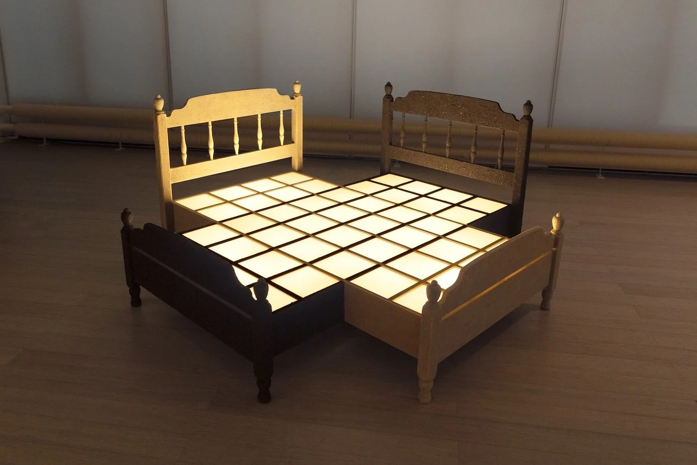 The sculpture, "Take Me With You, Again and Again" (2025) by Andrius Alvarez-Backus