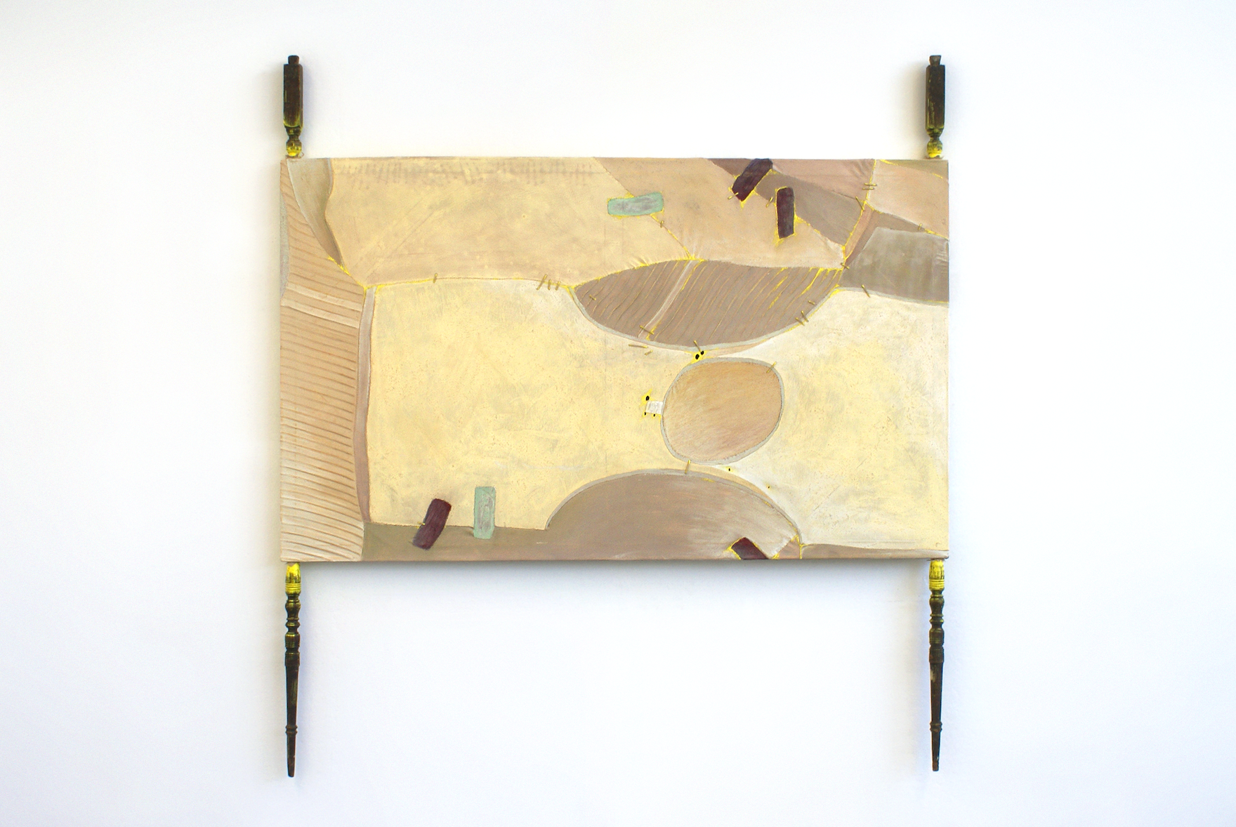 The painting, "In Fields of Failure" by Andrius Alvarez-Backus