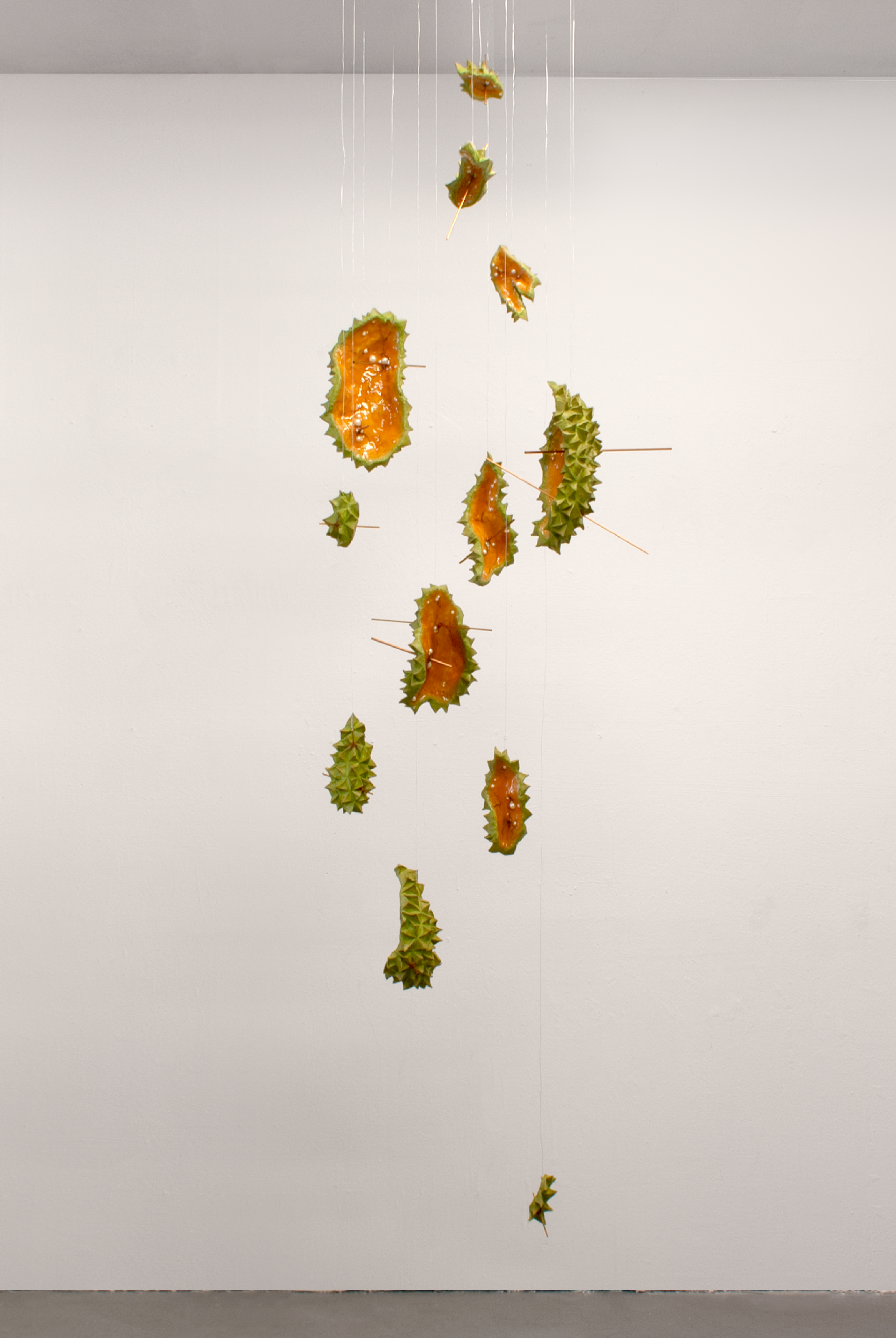 The sculpture, "Break Me Open" by Andrius Alvarez-Backus