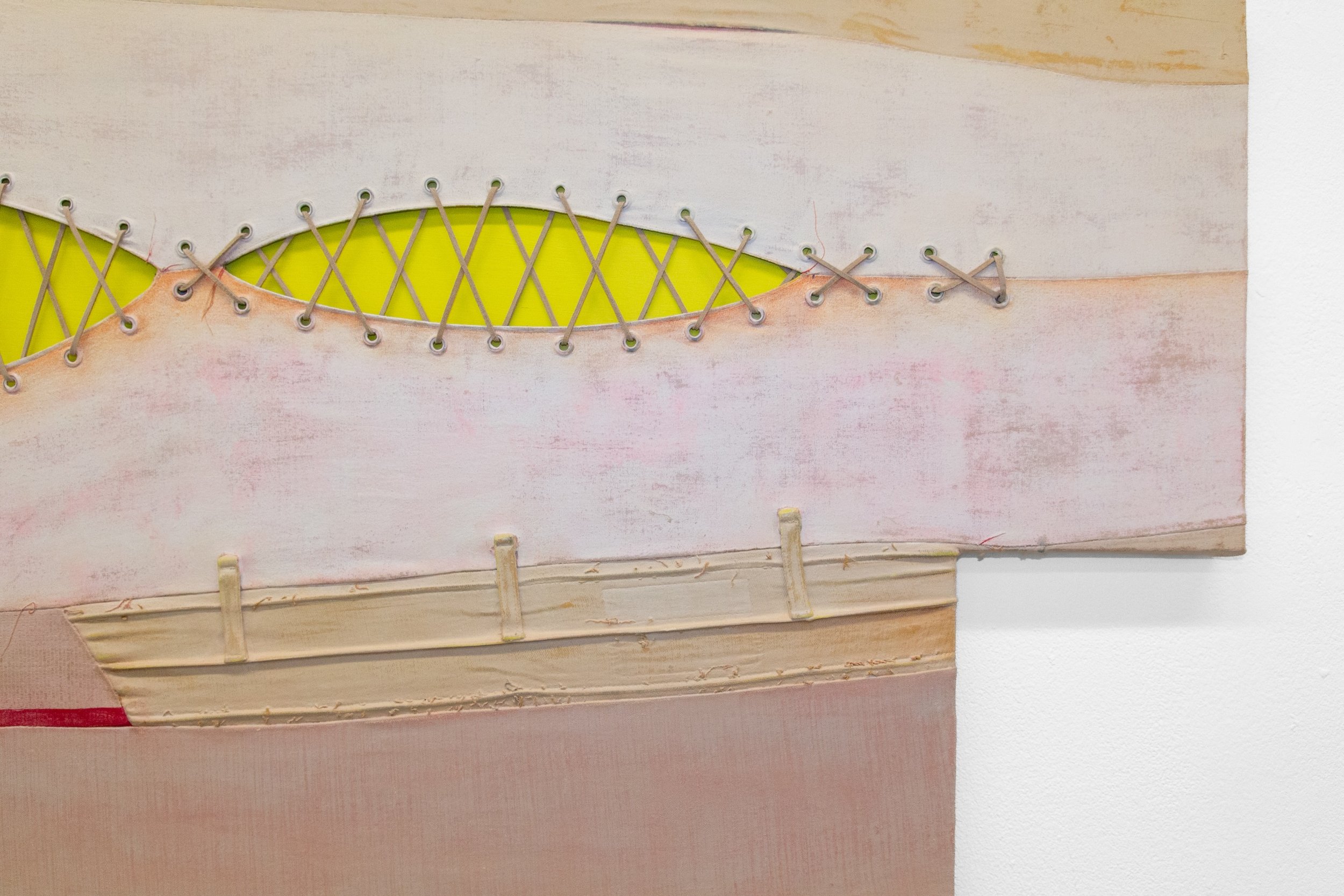 The painting, "They Let Intimacy Fuse Them" by Andrius Alvarez-Backus