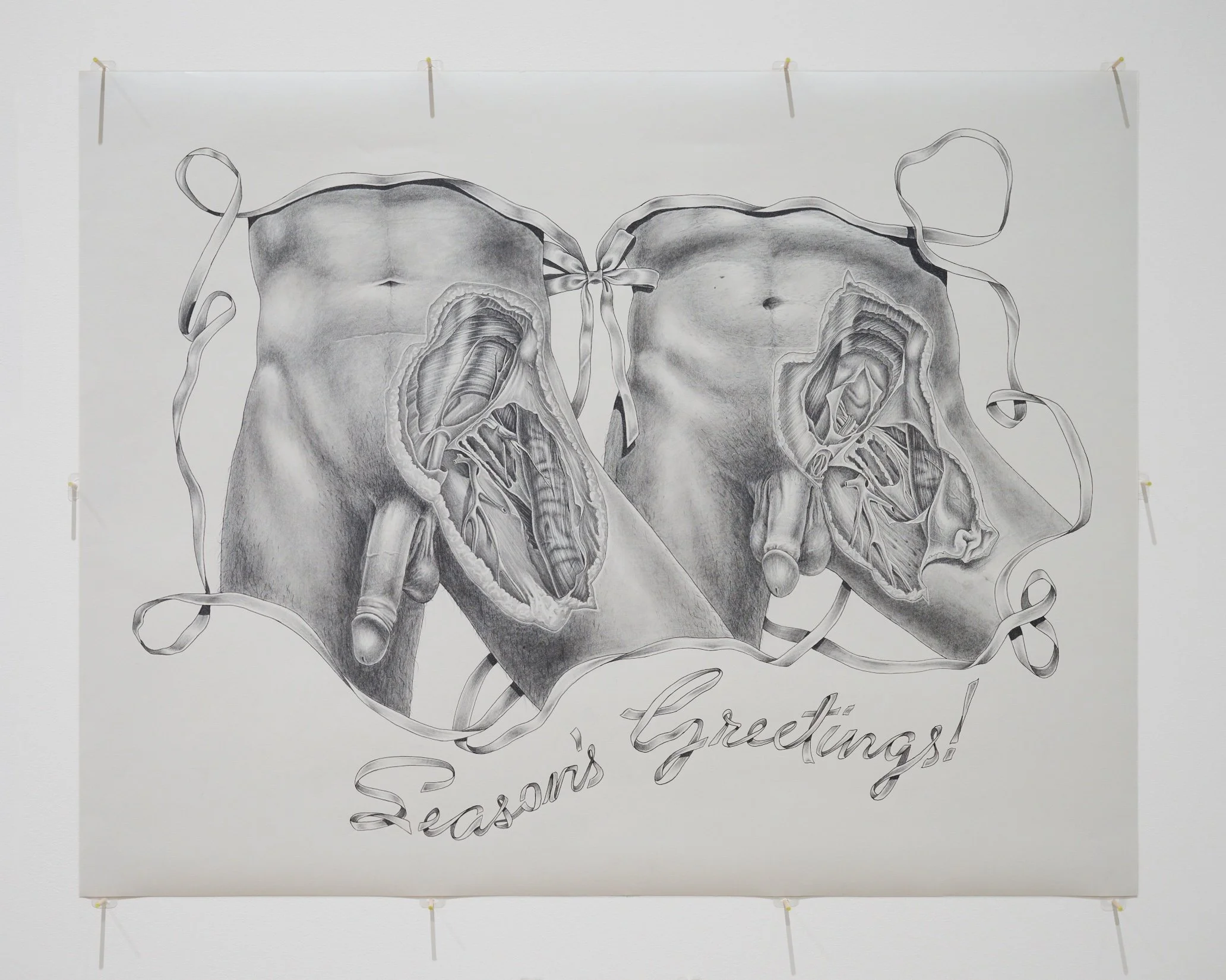 The drawing, "From Our Home to Yours" by Andrius Alvarez-Backus