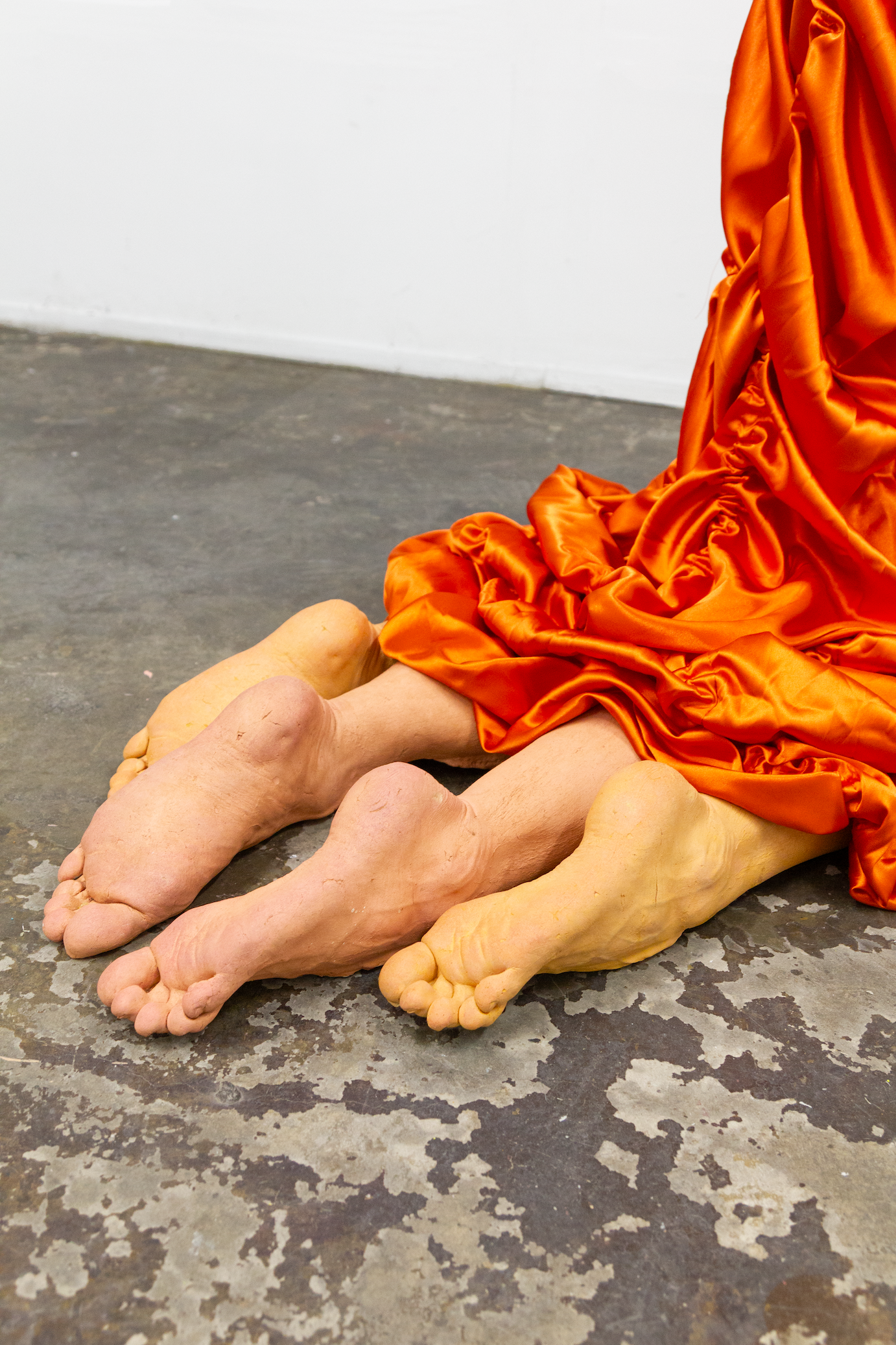 The sculpture, "Leave the Lights on For Me" by Andrius Alvarez-Backus