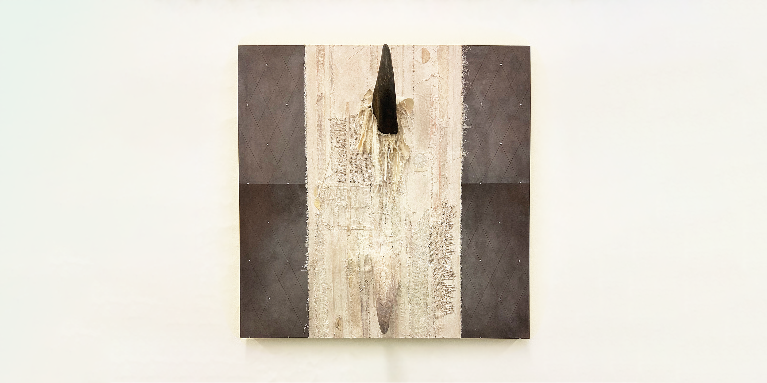 The painting "A Force of Exposure" by Andrius Alvarez-Backus