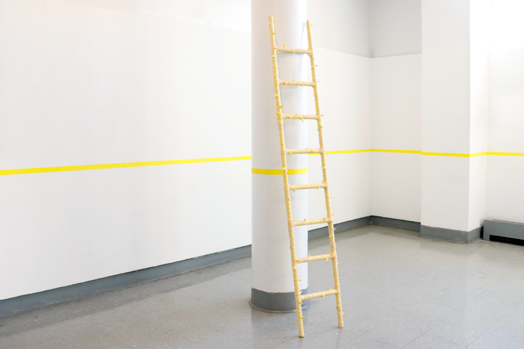 The sculpture, "Ascension" by Andrius Alvarez-Backus