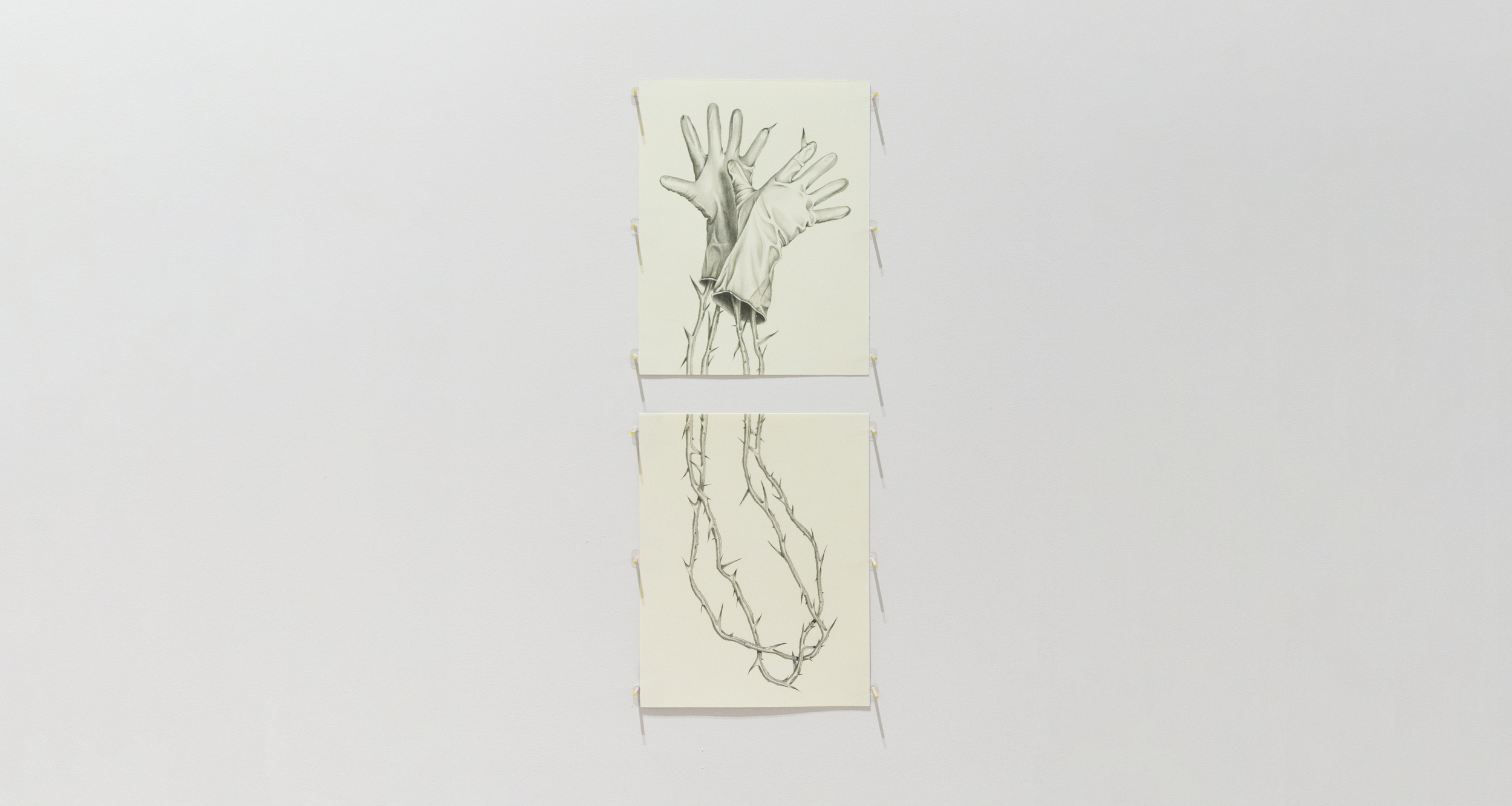 The drawing, "Cleaning Up After Myself" by Andrius Alvarez-Backus