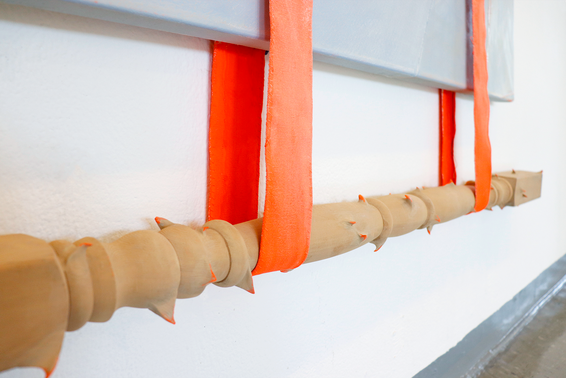 The painting "Mutual Predation" by Andrius Alvarez-Backus