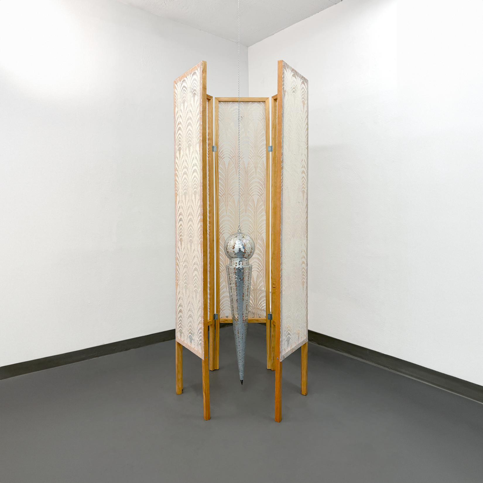 The sculpture, "Our Semiprivate Ecstasy" by Andrius Alvarez-Backus