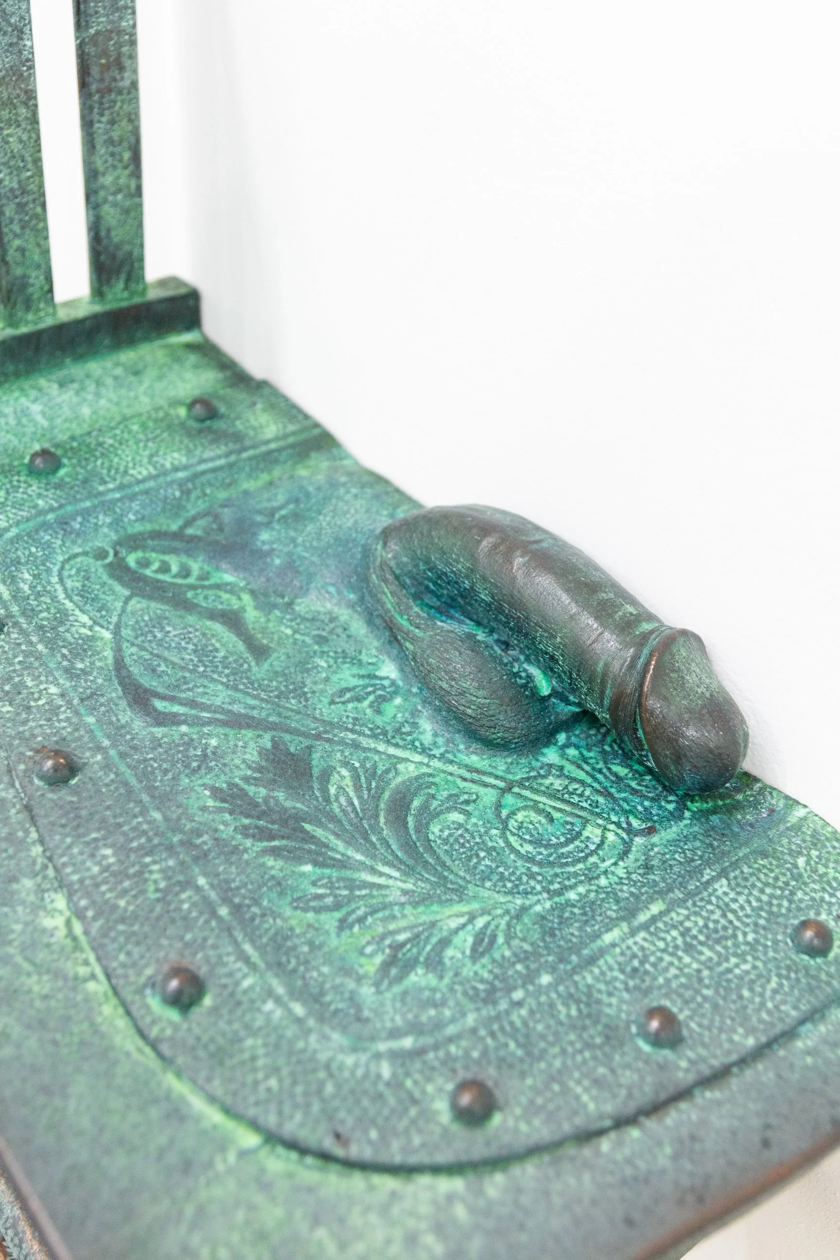 The sculpture, "To Whom I Belong" by Andrius Alvarez-Backus