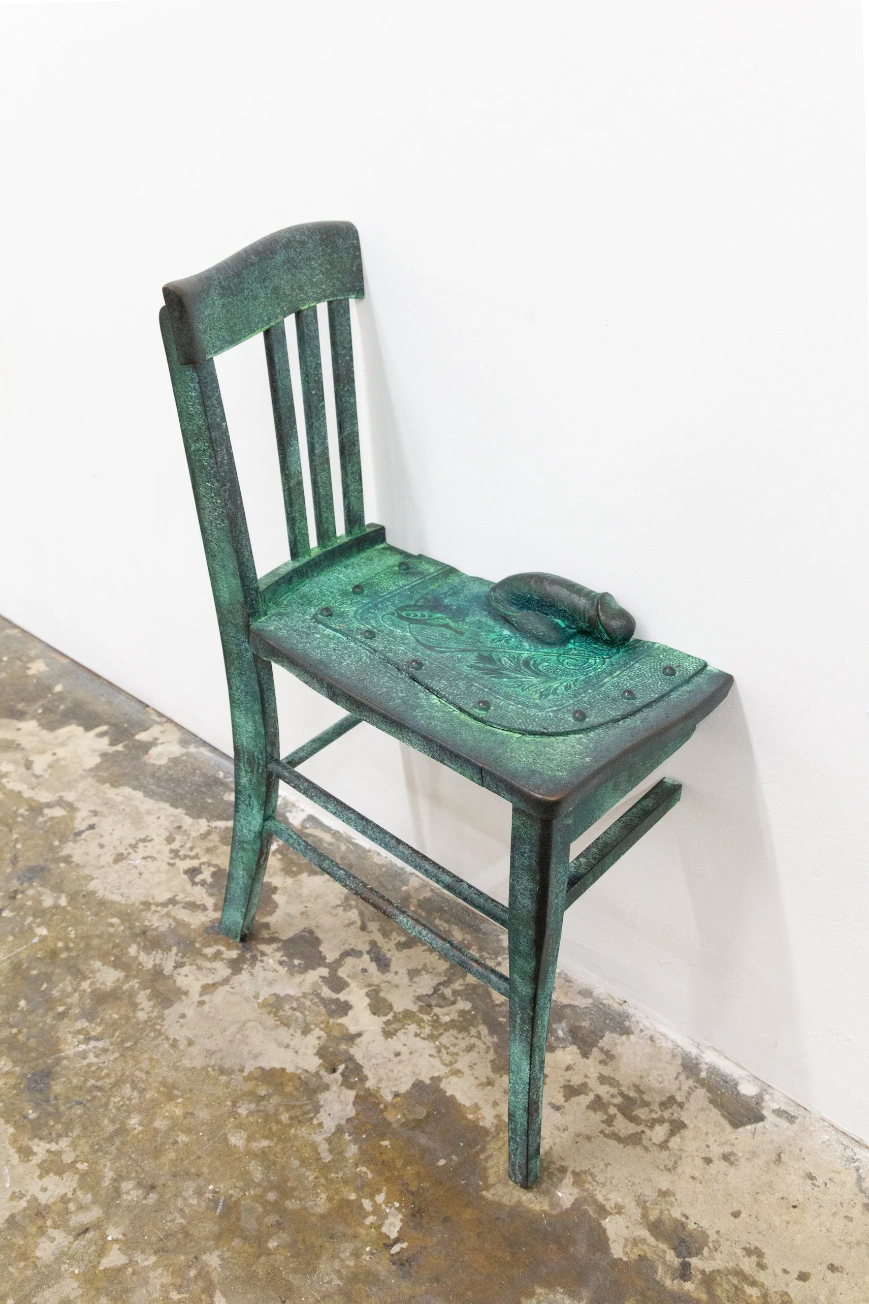 The sculpture, "To Whom I Belong" by Andrius Alvarez-Backus