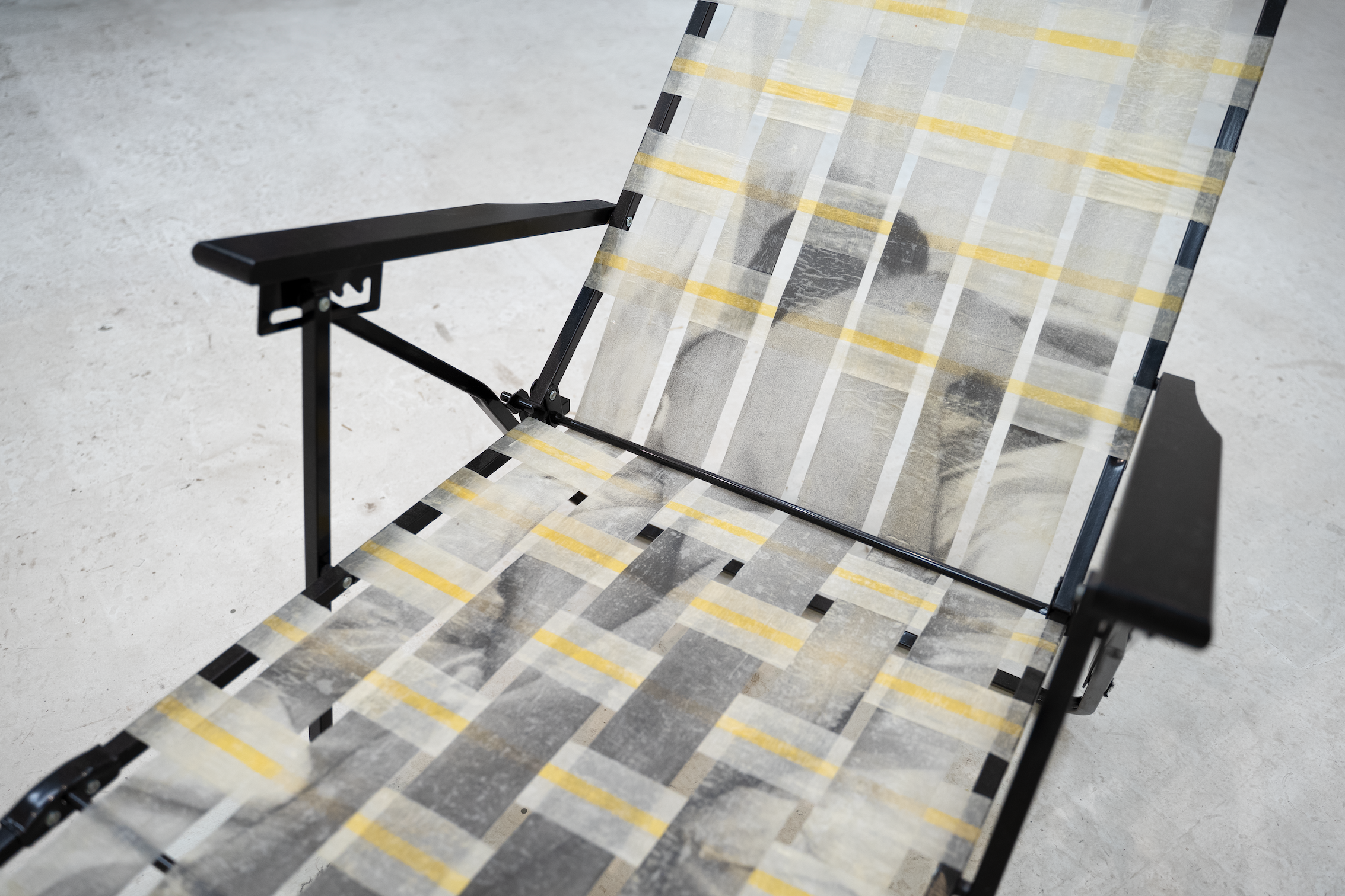 The sculpture, "I Knew You Here Once" by Andrius Alvarez-Backus